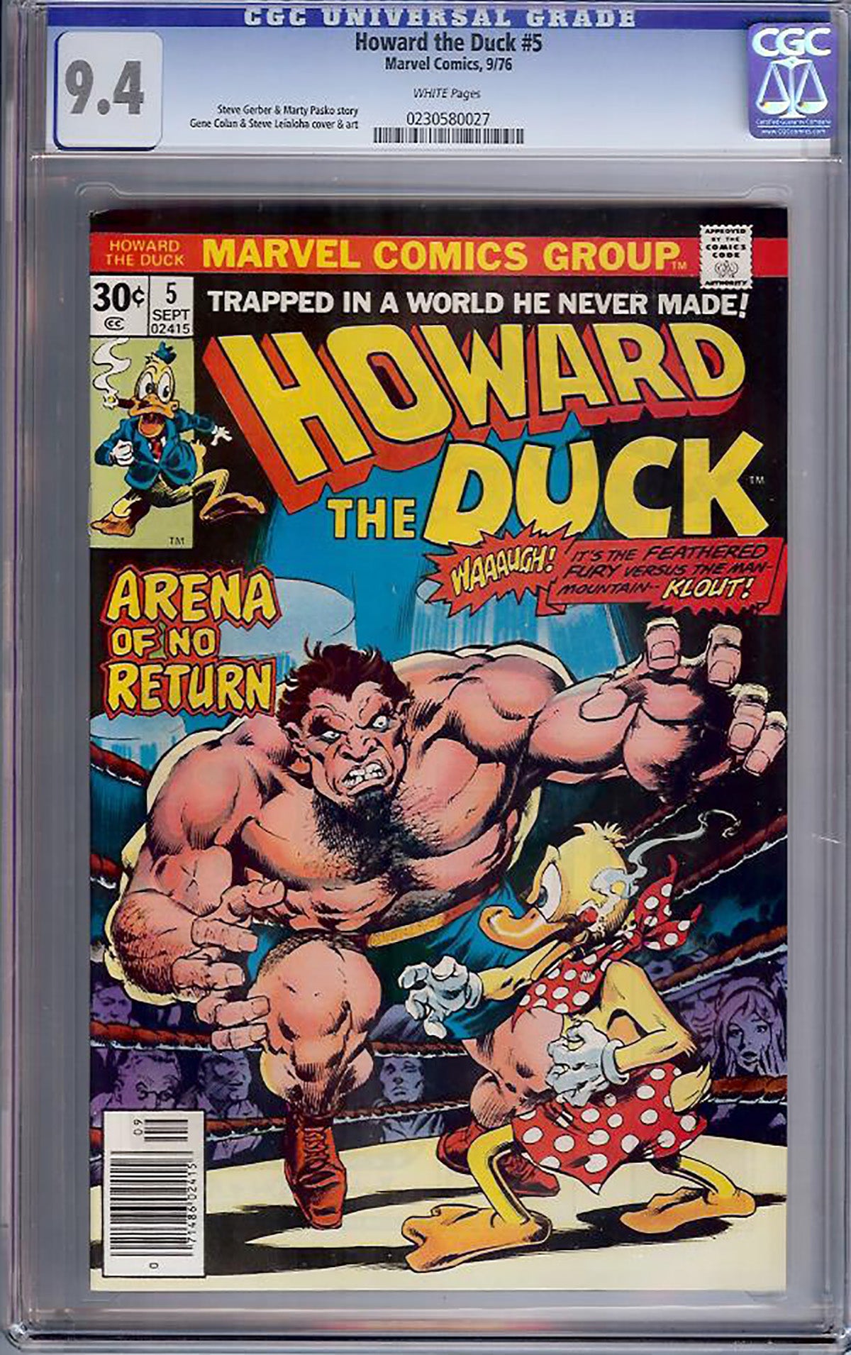 Howard the Duck #5 (CGC 9.4)