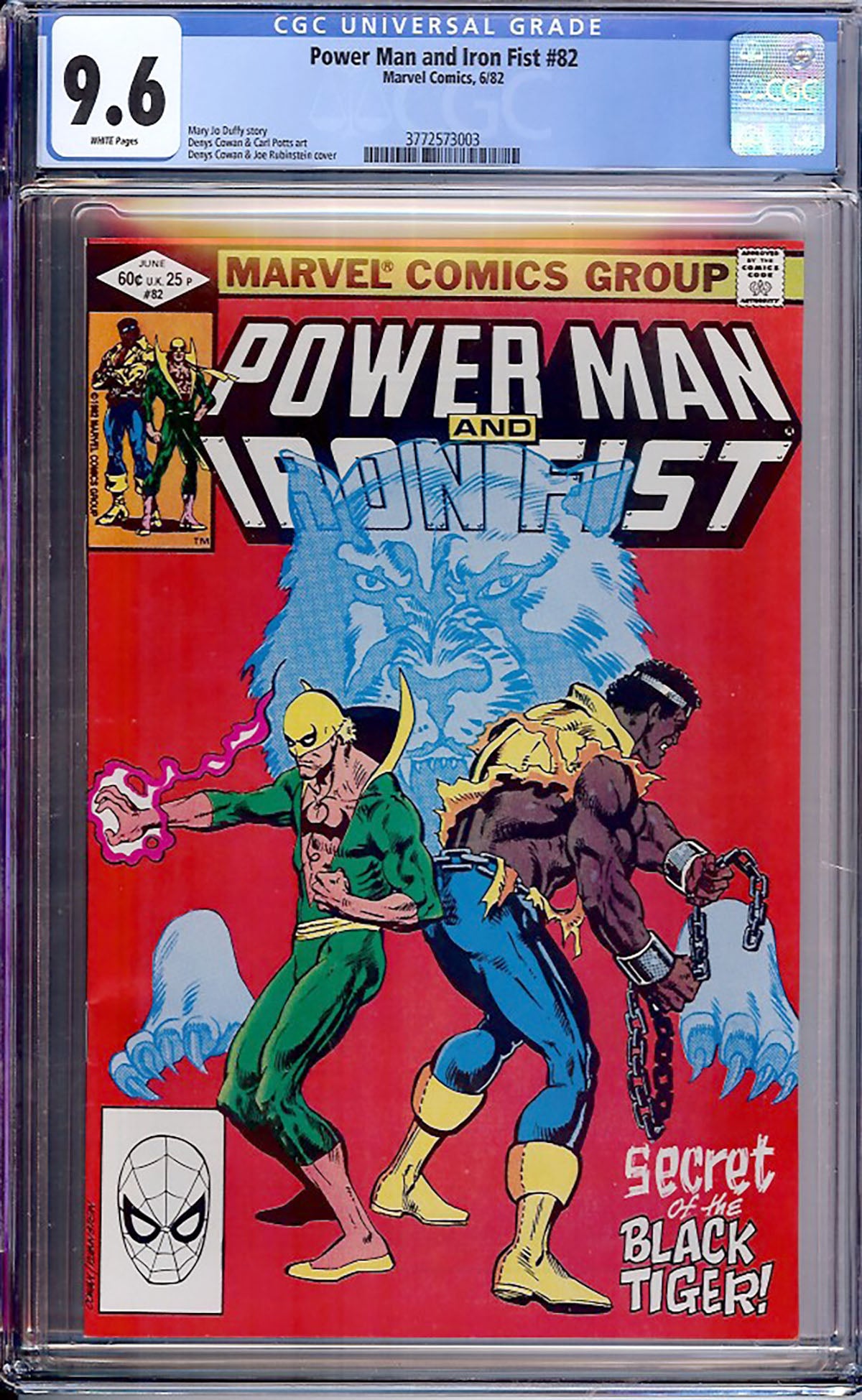 Power Man and Iron Fist #82 (Marvel, 1982) CGC 9.6