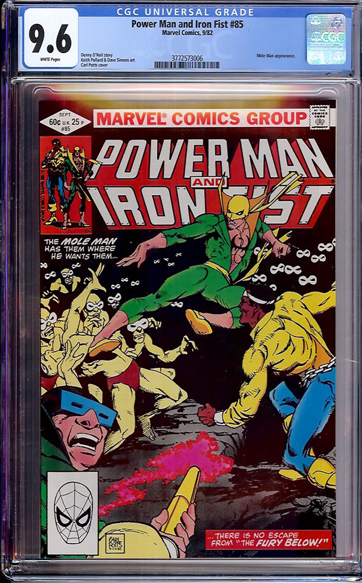 Power Man and Iron Fist #85 (Marvel, 1982) CGC 9.6