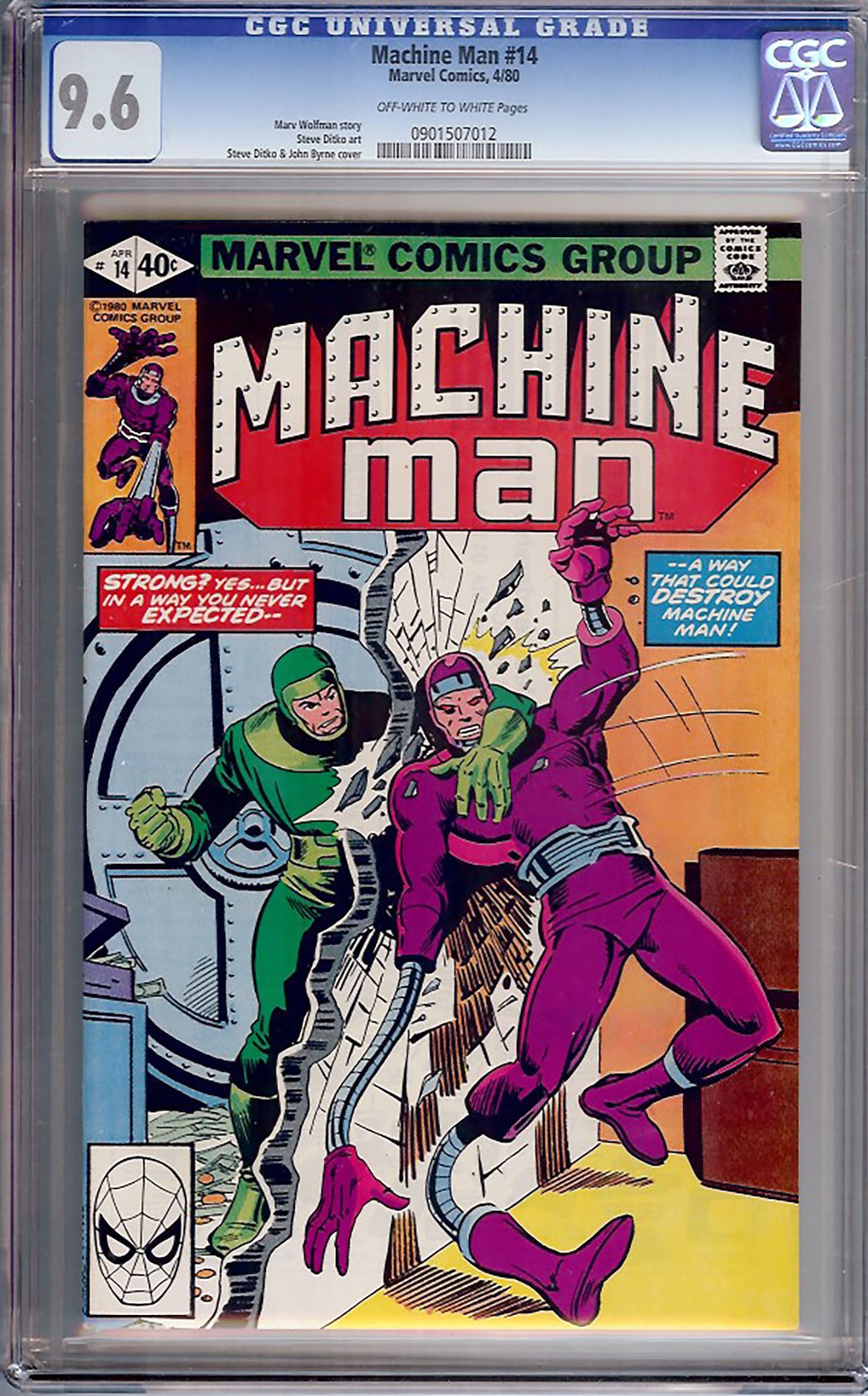 Machine Man #14 (1980, Marvel) CGC 9.6