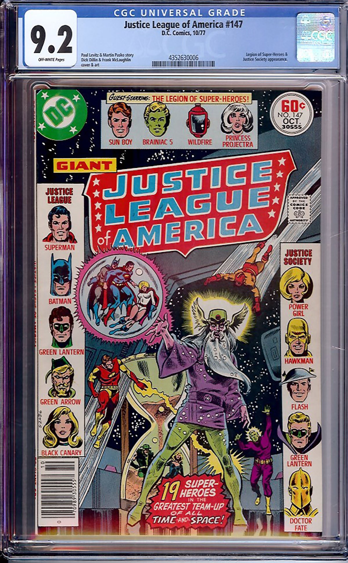 Justice League of America #147 (DC, 1977) CGC 9.2