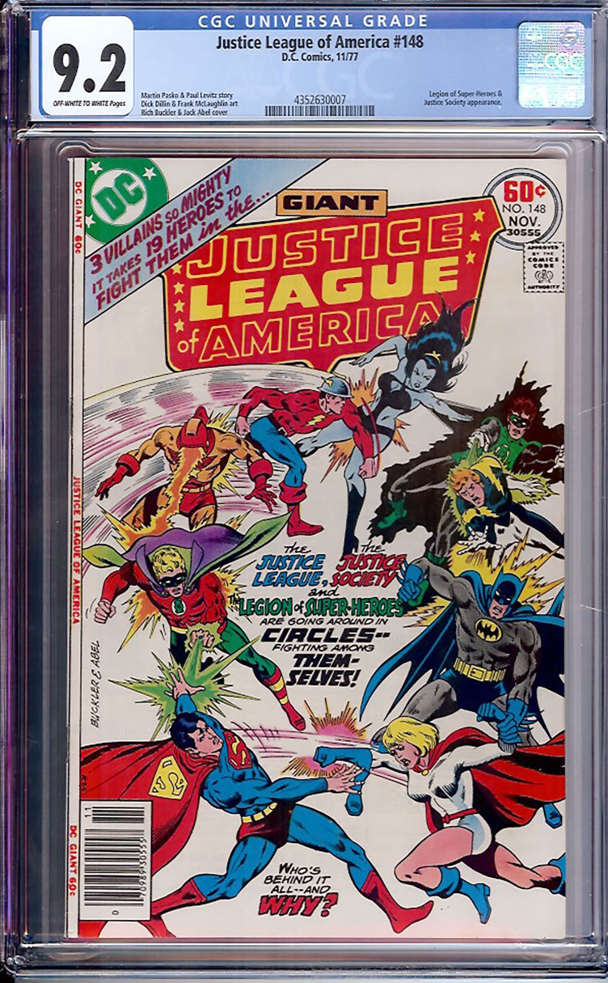 Justice League of America #148 (DC, 1977) CGC 9.2