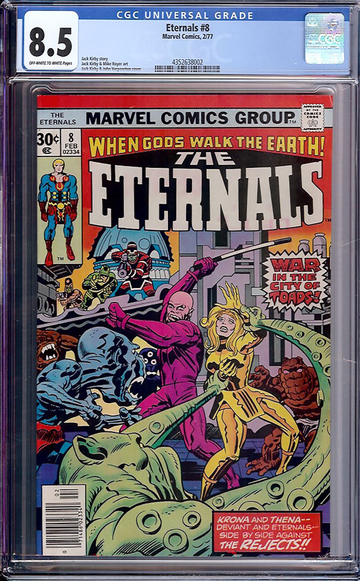 Eternals #8 (1977, Marvel Comics) CGC 8.5