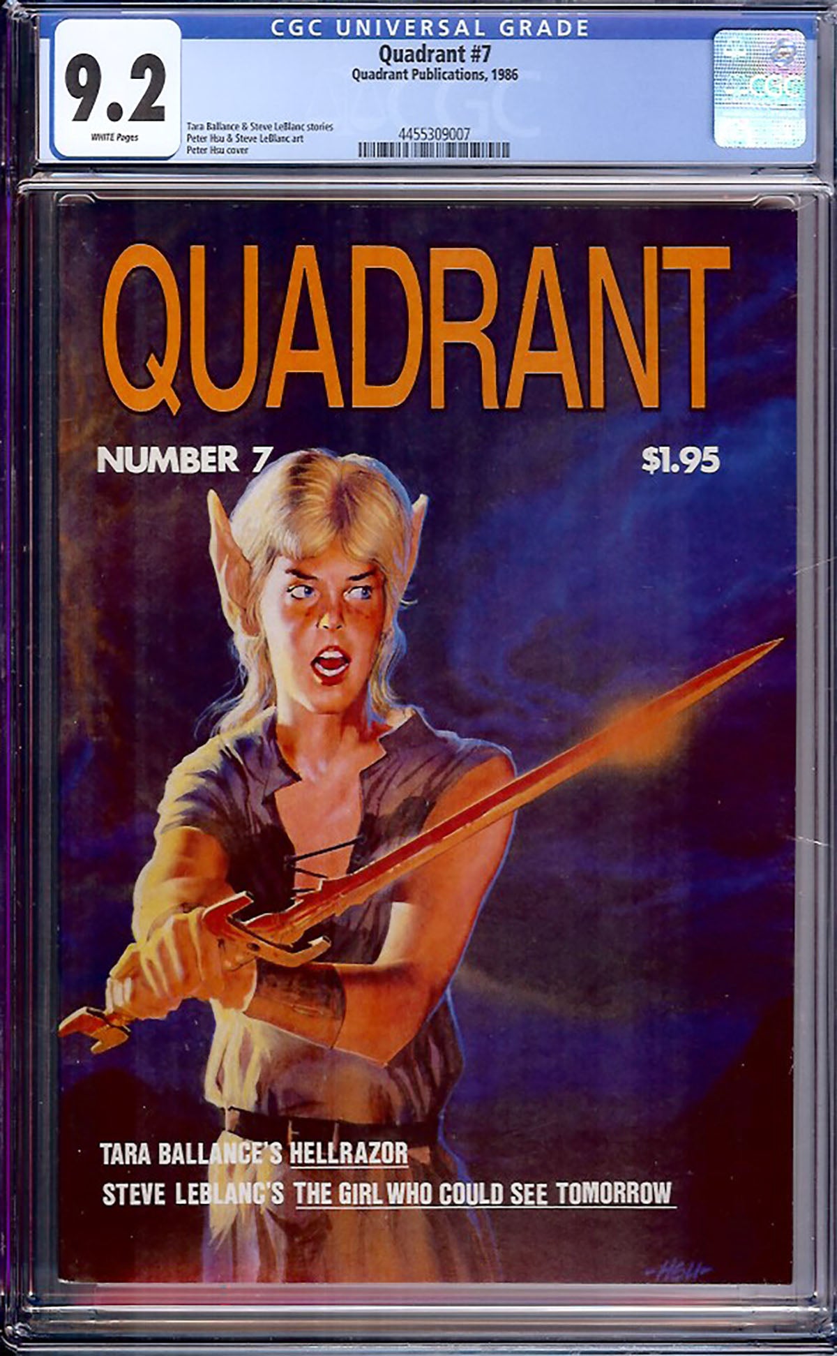 Quadrant #7 (Quadrant Publications, 1986) CGC 9.2