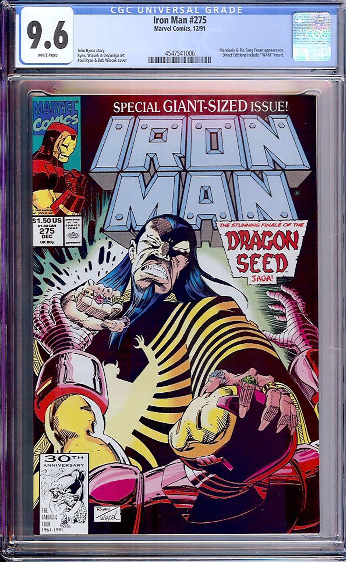 Iron Man #275 (Marvel, 1991) CGC 9.6