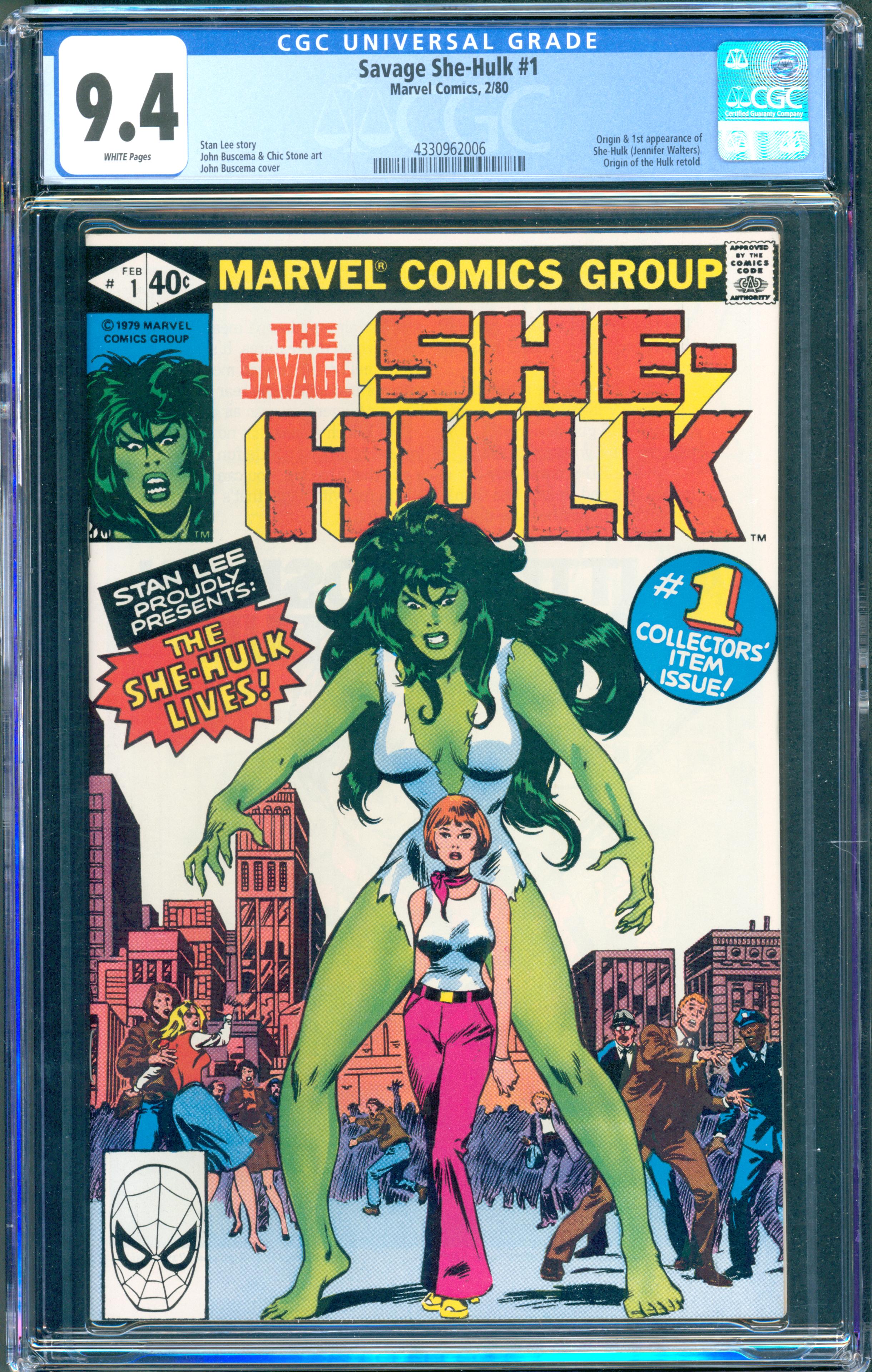 Savage She-Hulk #1 (Marvel, 1980) CGC 9.4