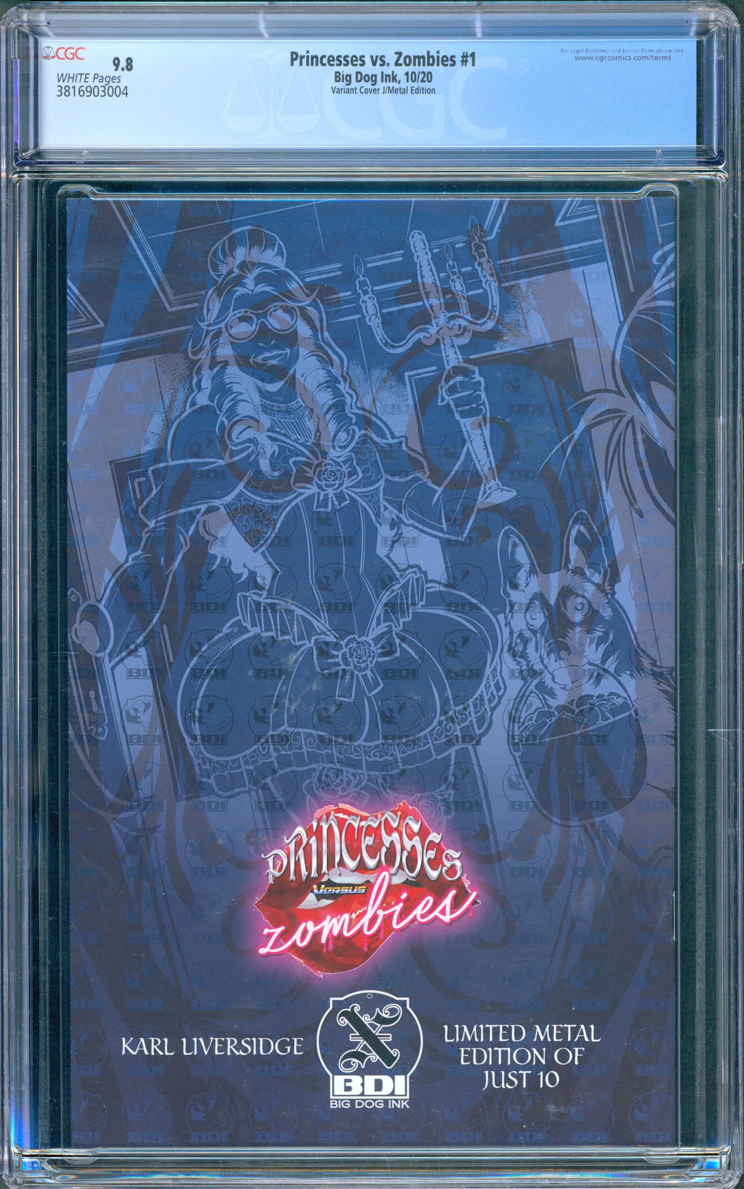 Princesses vs. Zombies #1 (Big Dog Ink, 2020) CGC 9.8