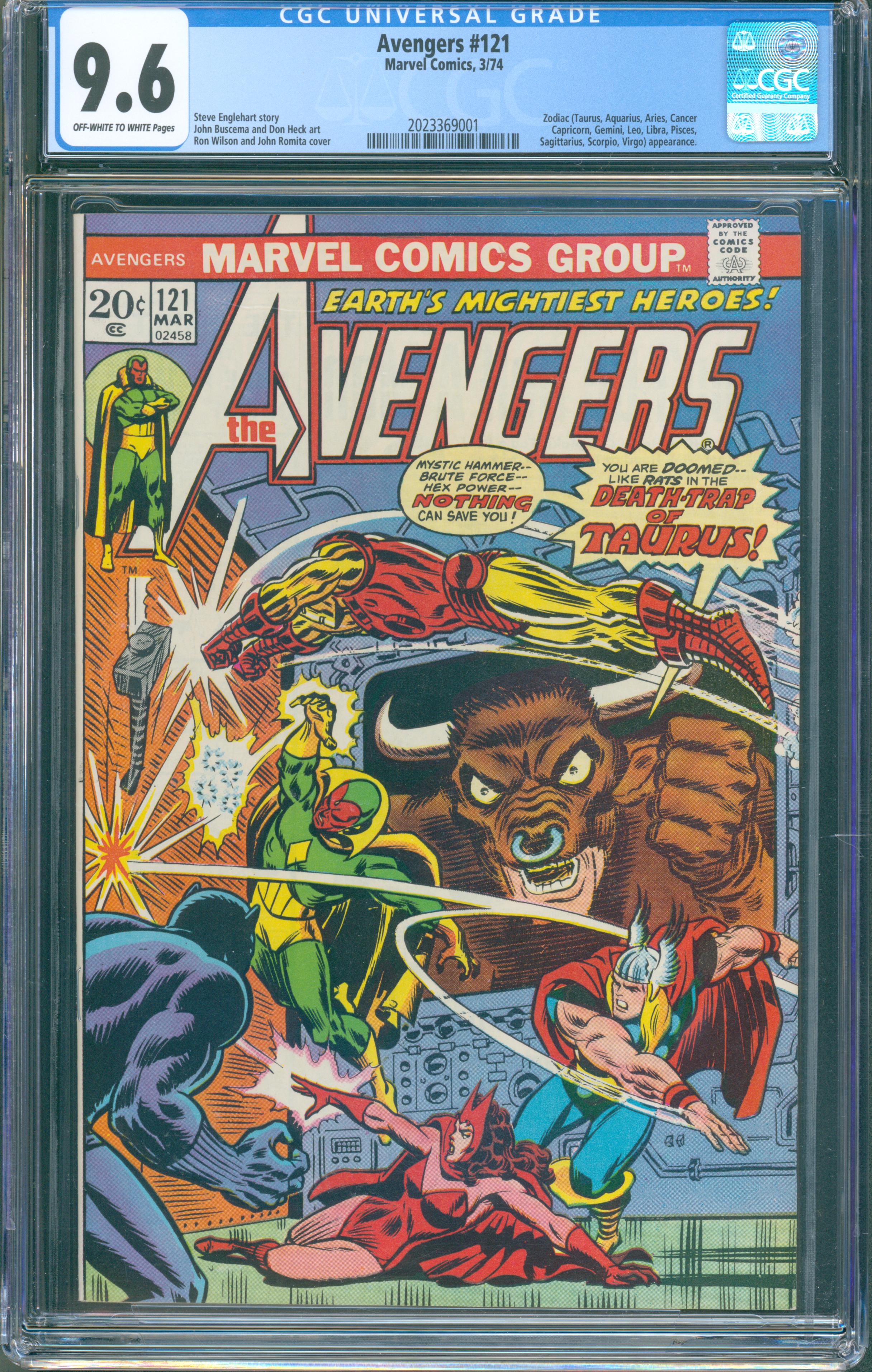Avengers #121 (Marvel, 1974) CGC 9.6