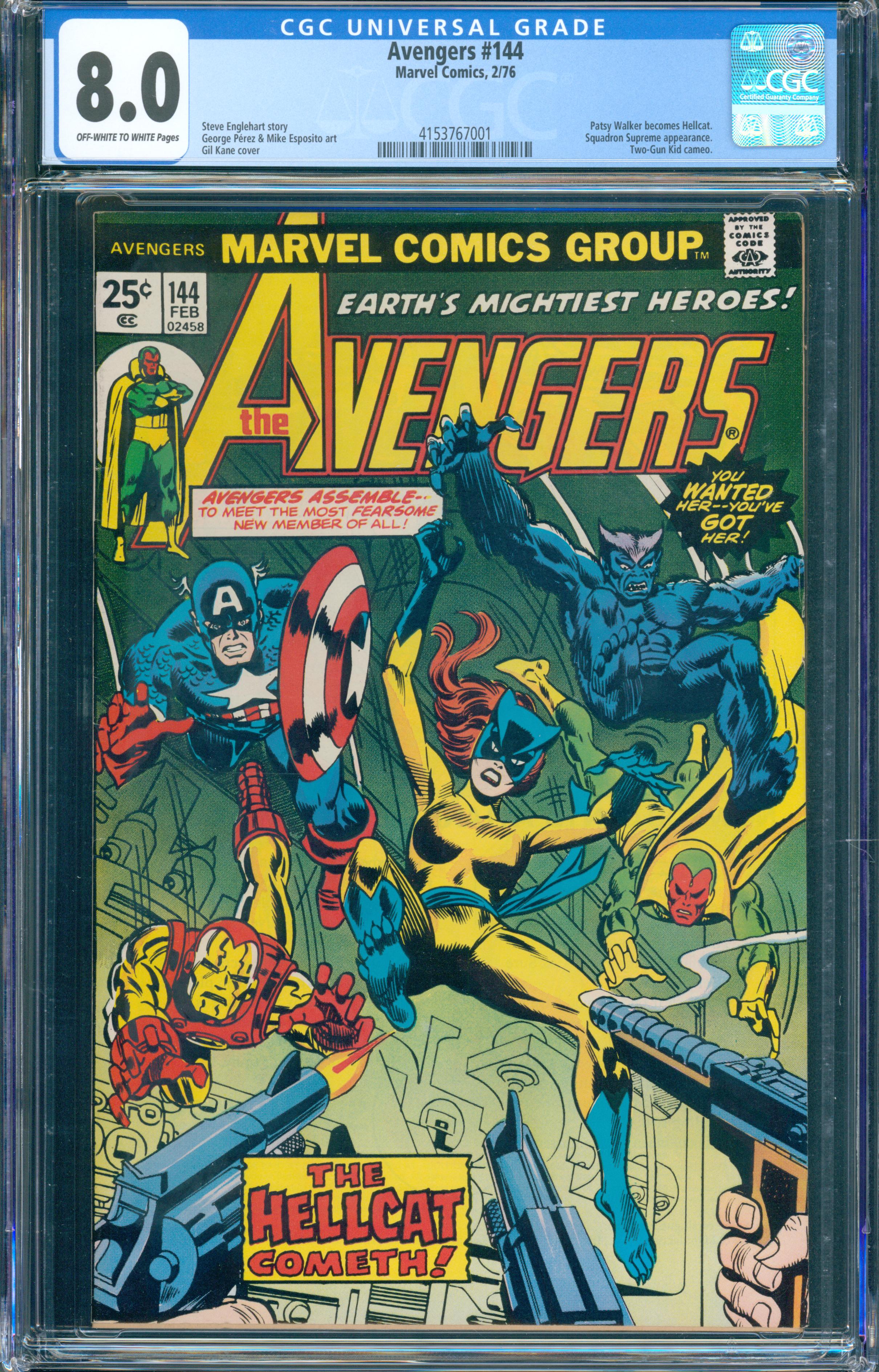 Avengers #144 (Marvel, 1976) CGC 8.0