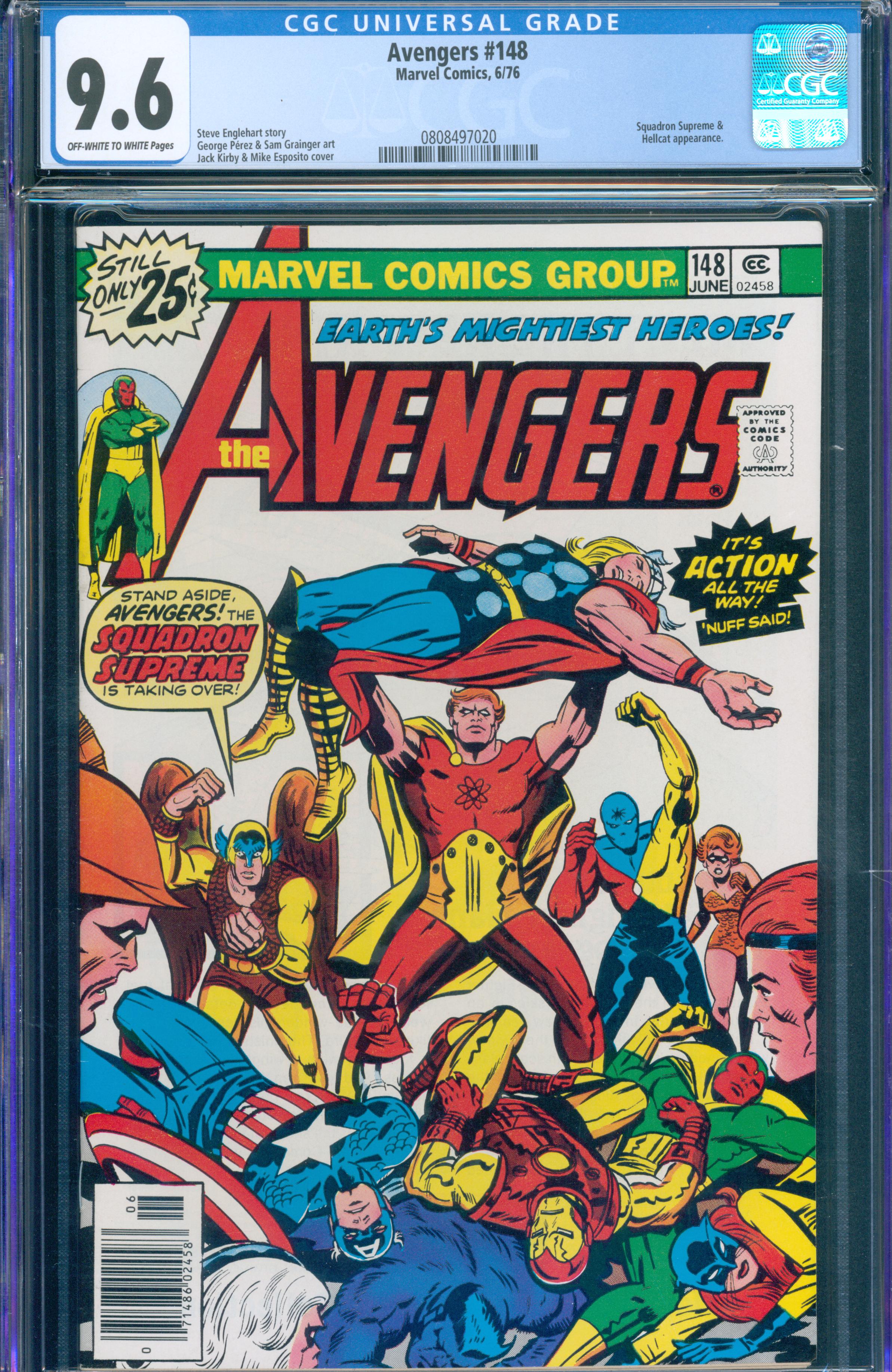 Avengers #148 (Marvel, 1976) CGC 9.6