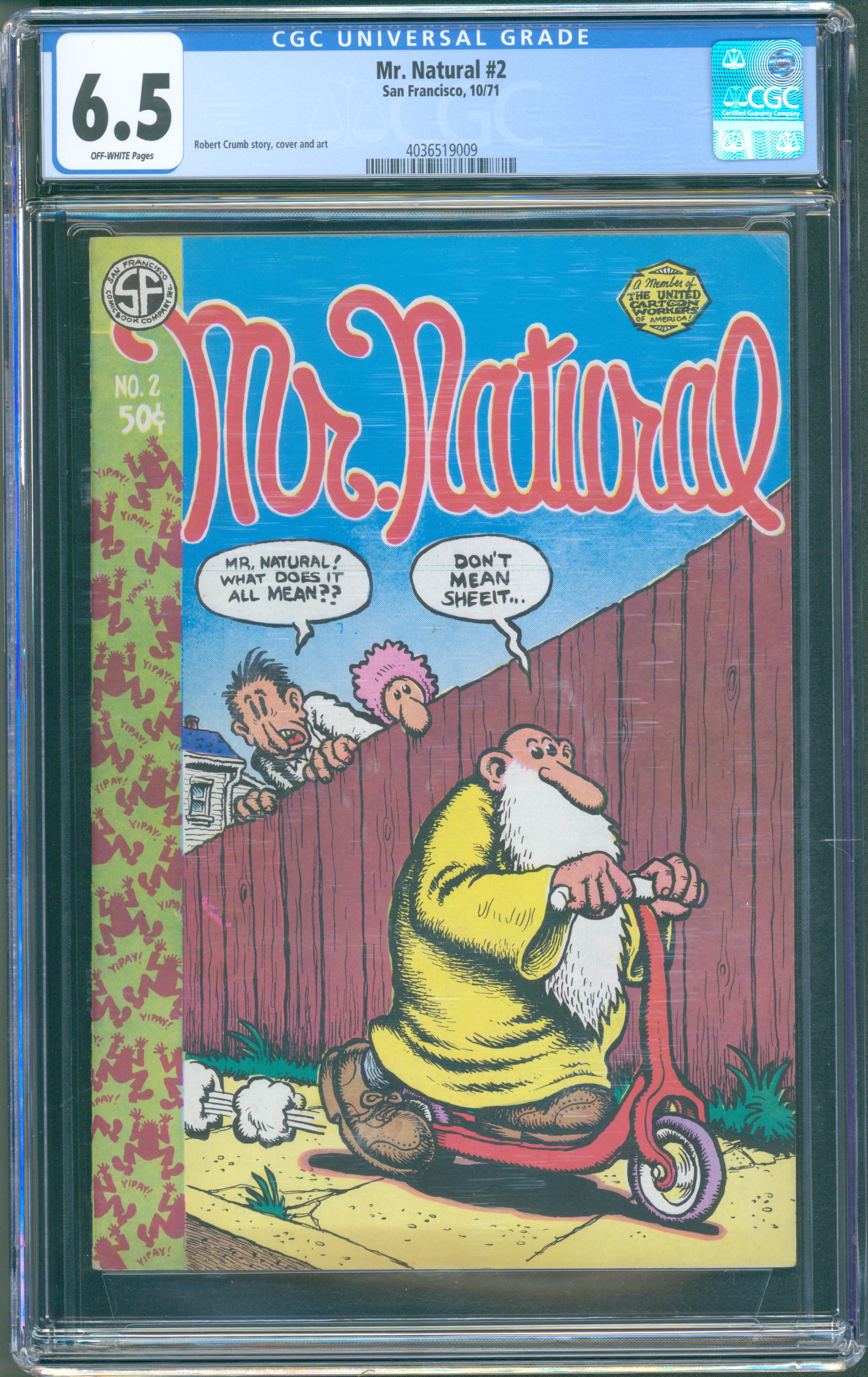 Mr. Natural #2 (San Francisco Comic Book Co., 1971) CGC 6.5