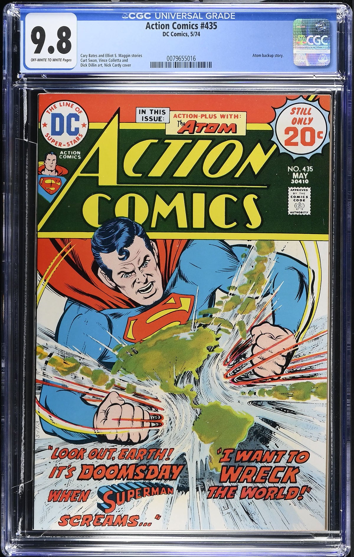 Action Comics #435 (DC, 1974) CGC 9.8 NM/M – HIGHEST GRADED