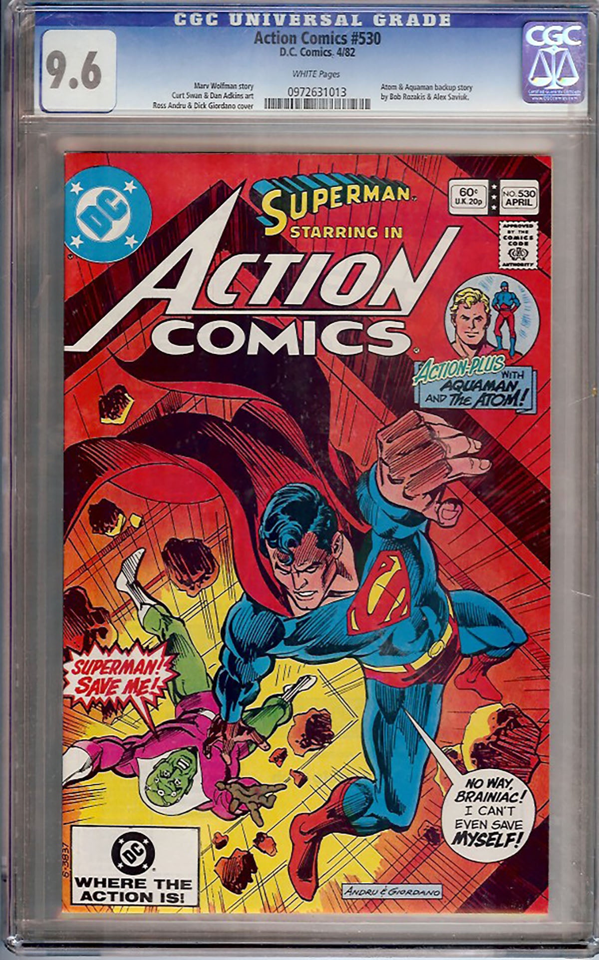 Action Comics #530 (DC, 1982) CGC 9.6