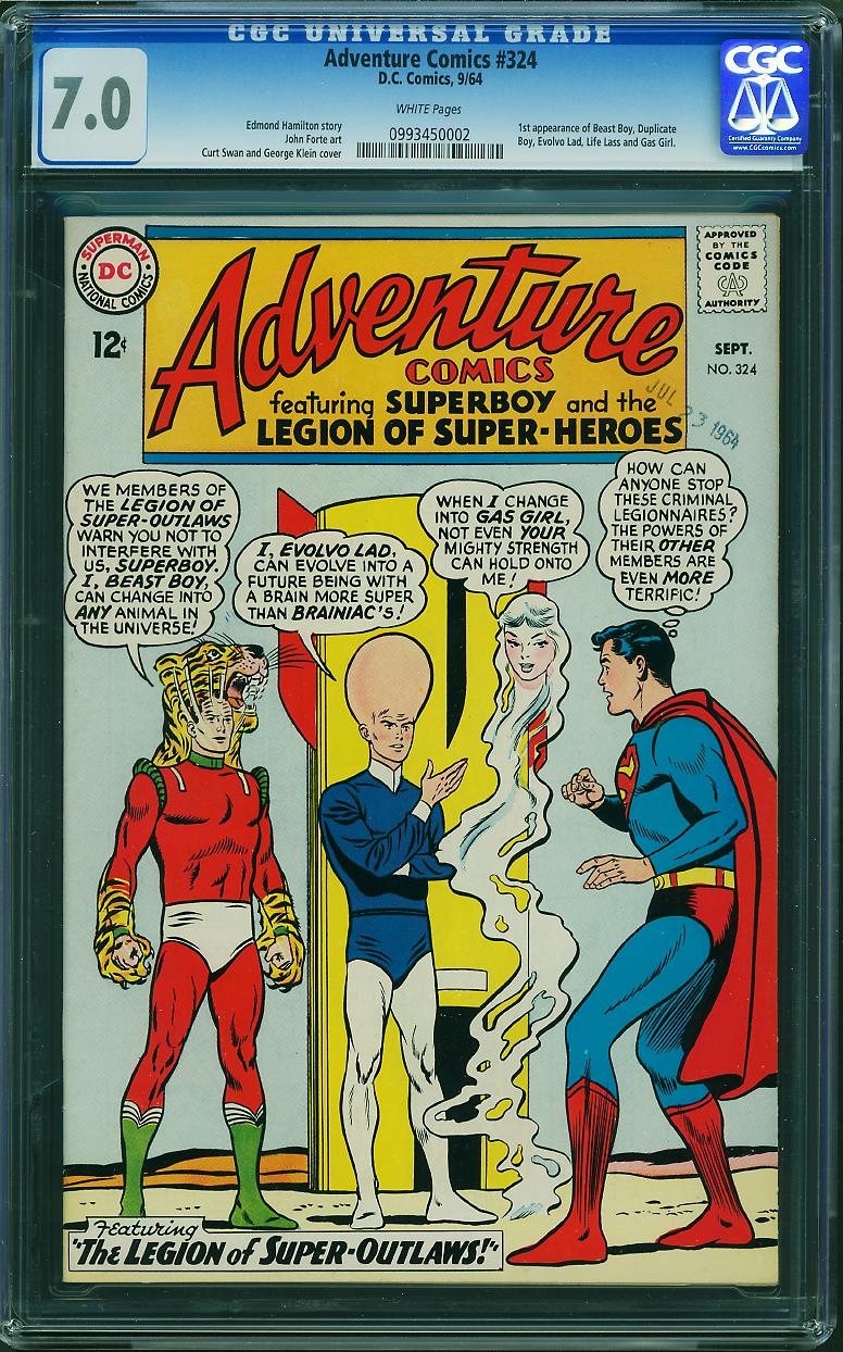 Adventure Comics #324 (DC, 1964) CGC 7.0 KEY
