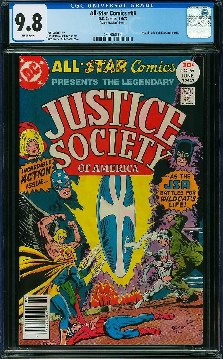 All-Star Comics #66 (DC Comics, 1977) CGC 9.8