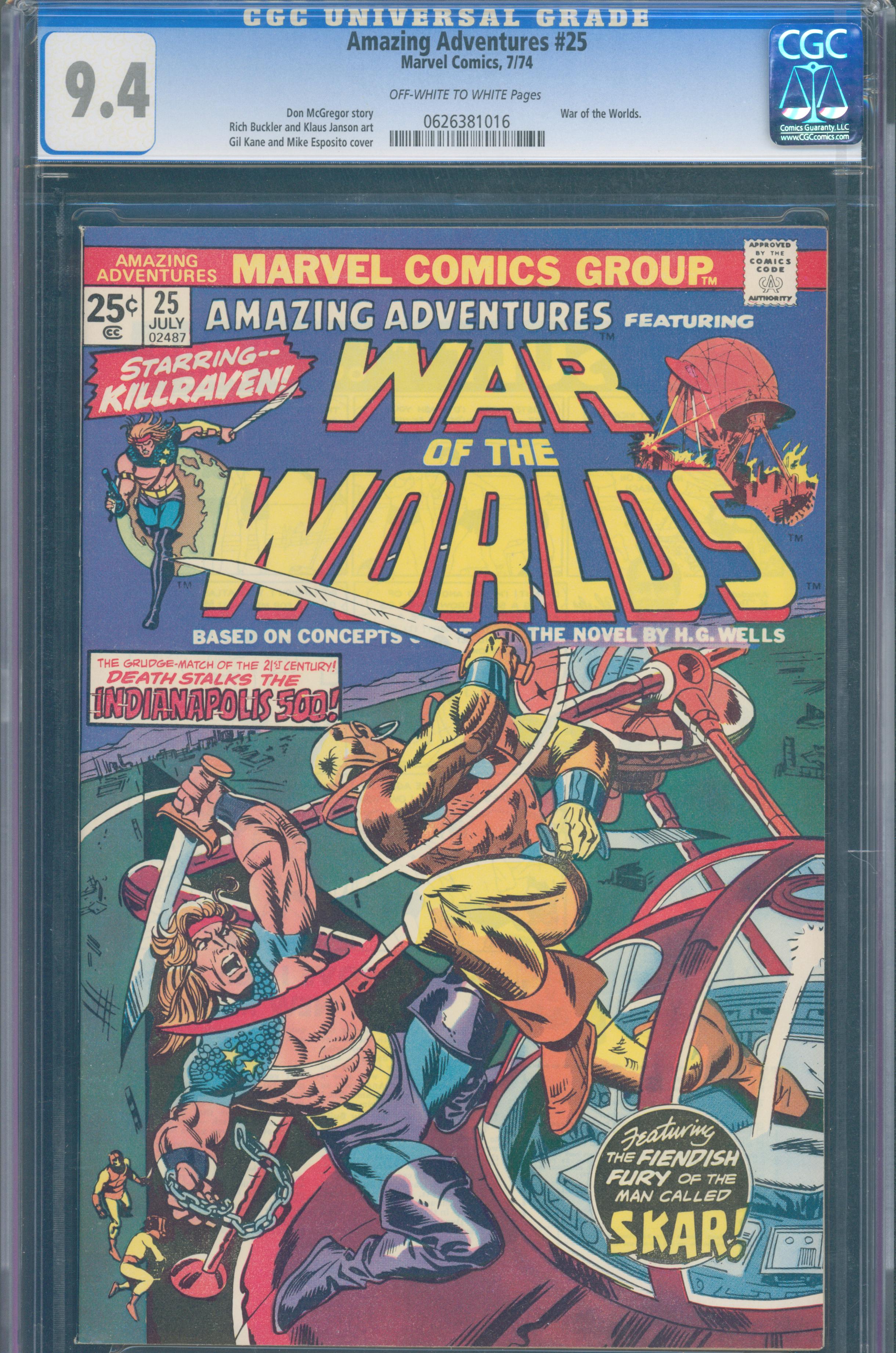 Amazing Adventures #25 (Marvel Comics, 1974) CGC 9.4