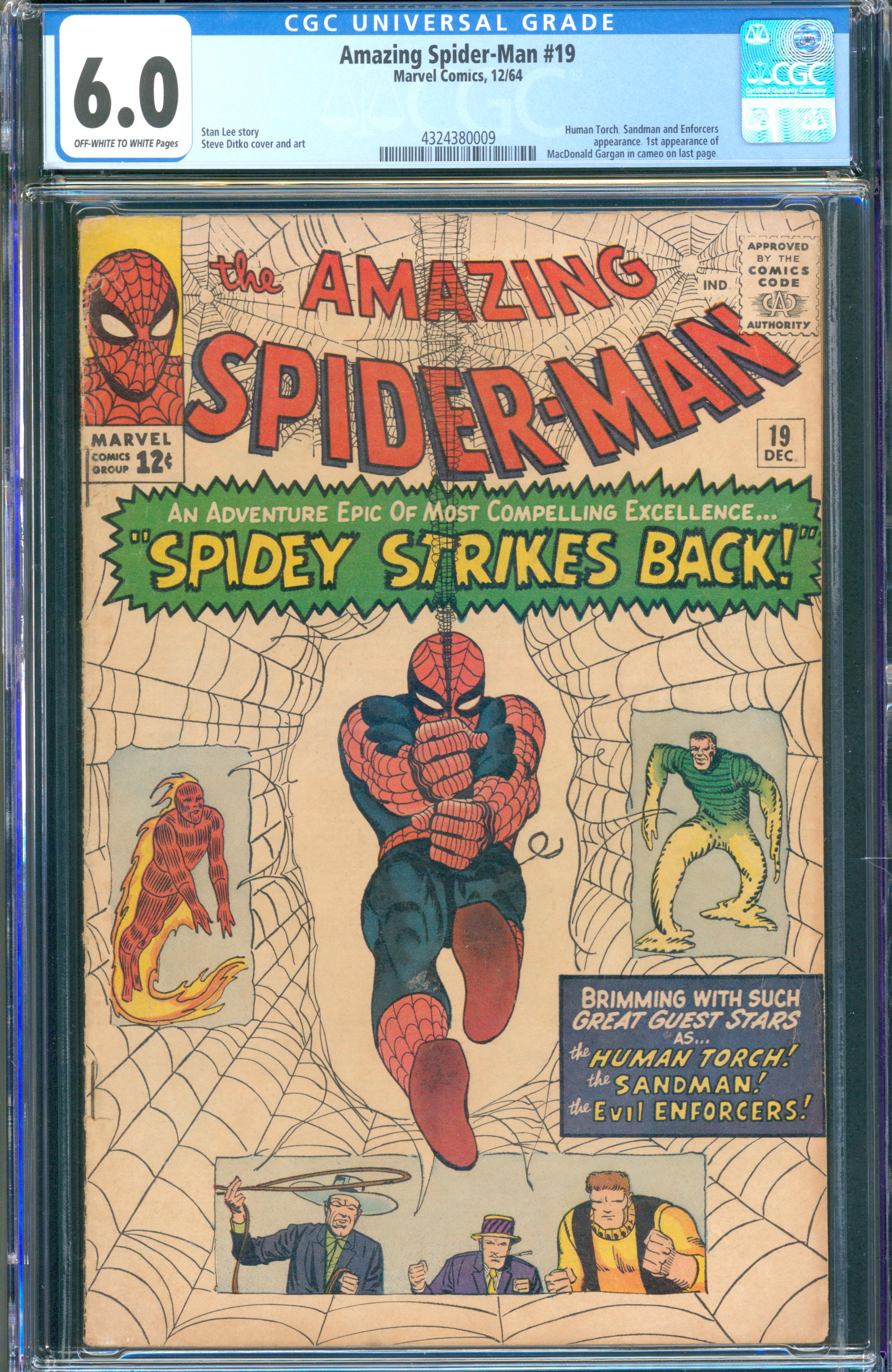 Amazing Spider-Man #19 (December 1964, Marvel) CGC 6.0
