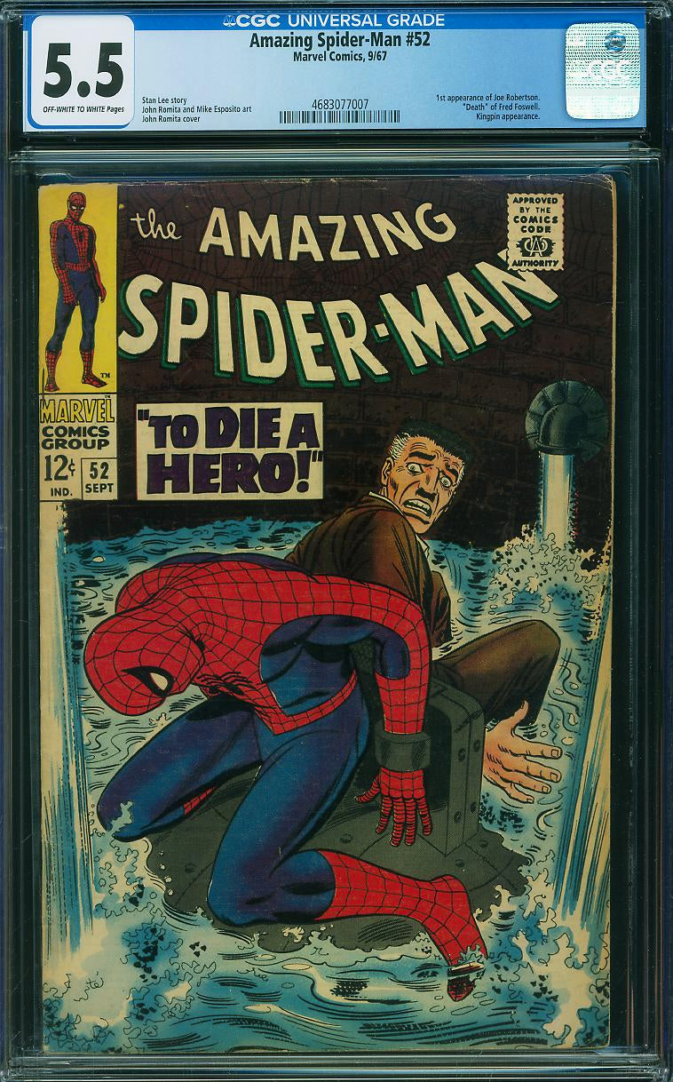 Amazing Spider-Man #52 (Marvel, 1967) CGC 5.5