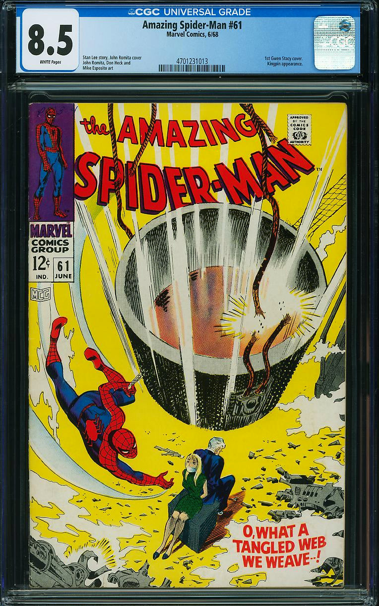 Amazing Spider-Man #61 (Marvel, 1968) CGC 8.5