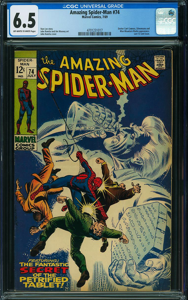 Amazing Spider-Man #74 (Marvel, 1969) CGC 6.5