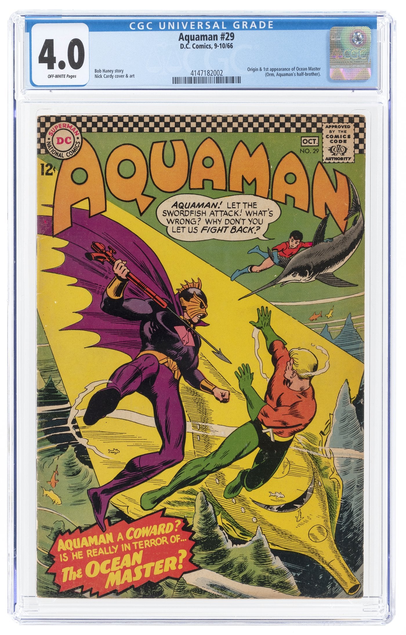 Aquaman #29 (DC Comics, 1966) CGC 4.0