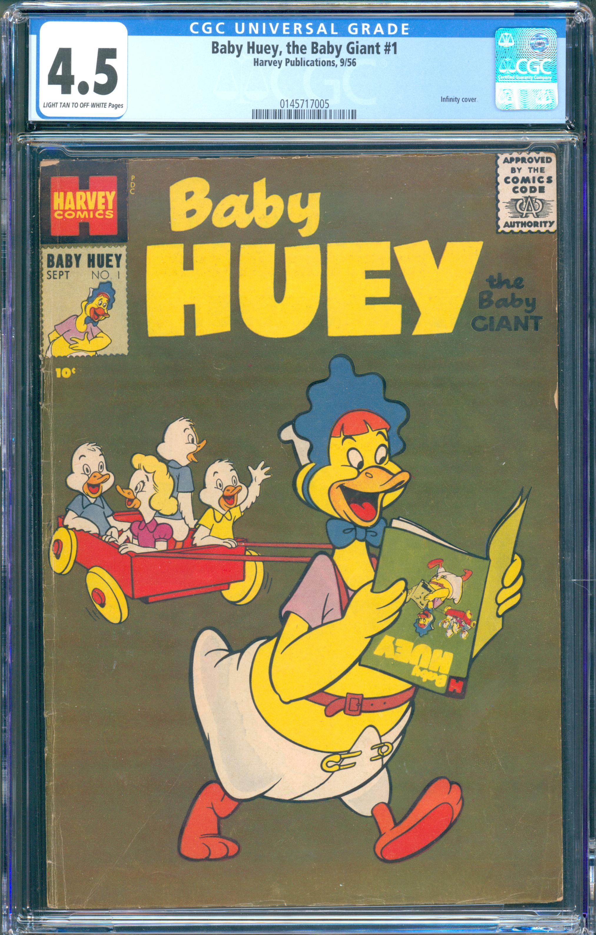 Baby Huey, the Baby Giant #1 (Sept 1956, Harvey) CGC 4.5