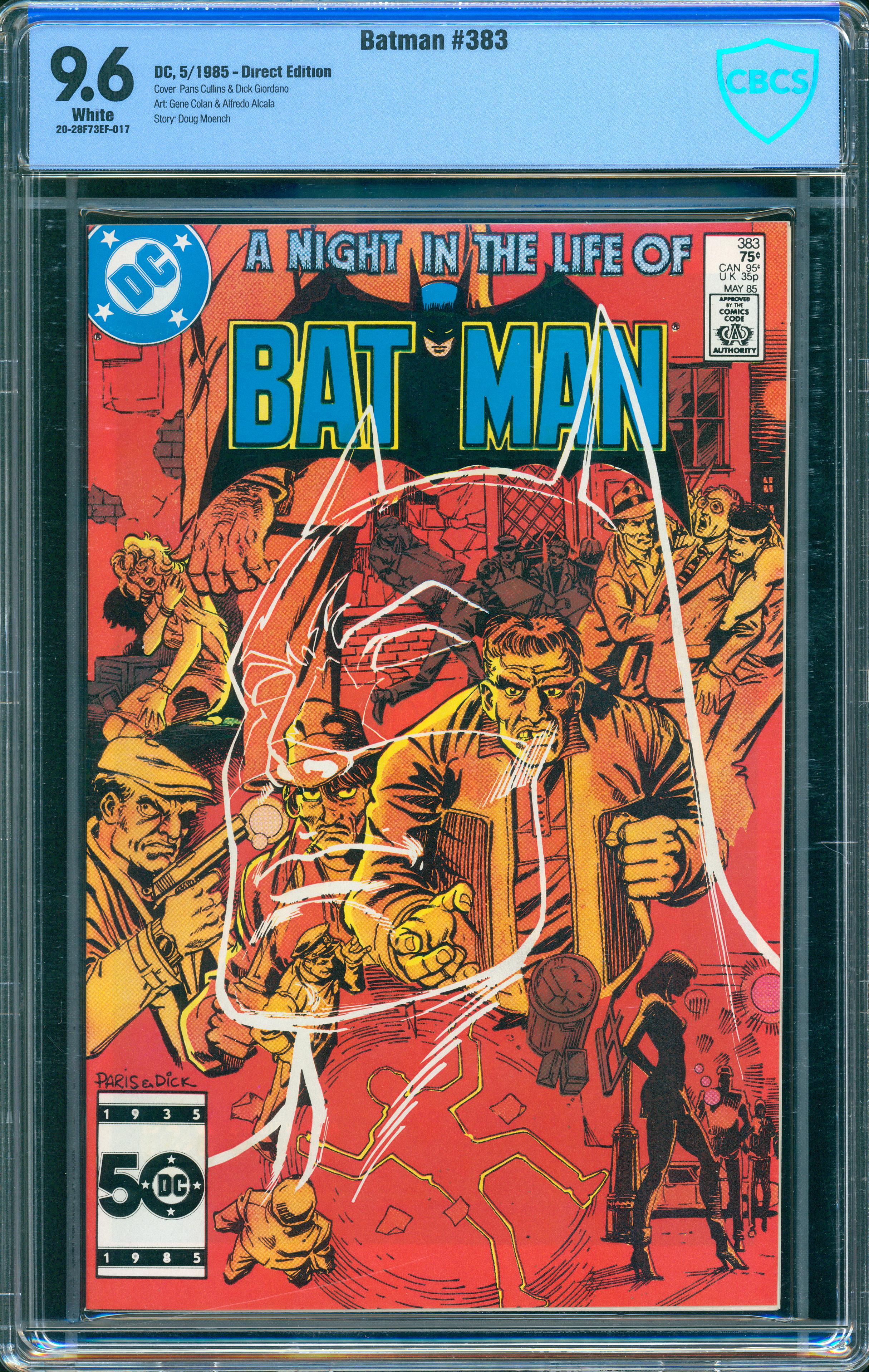 Batman #383 (May 1985, DC) CBCS 9.6