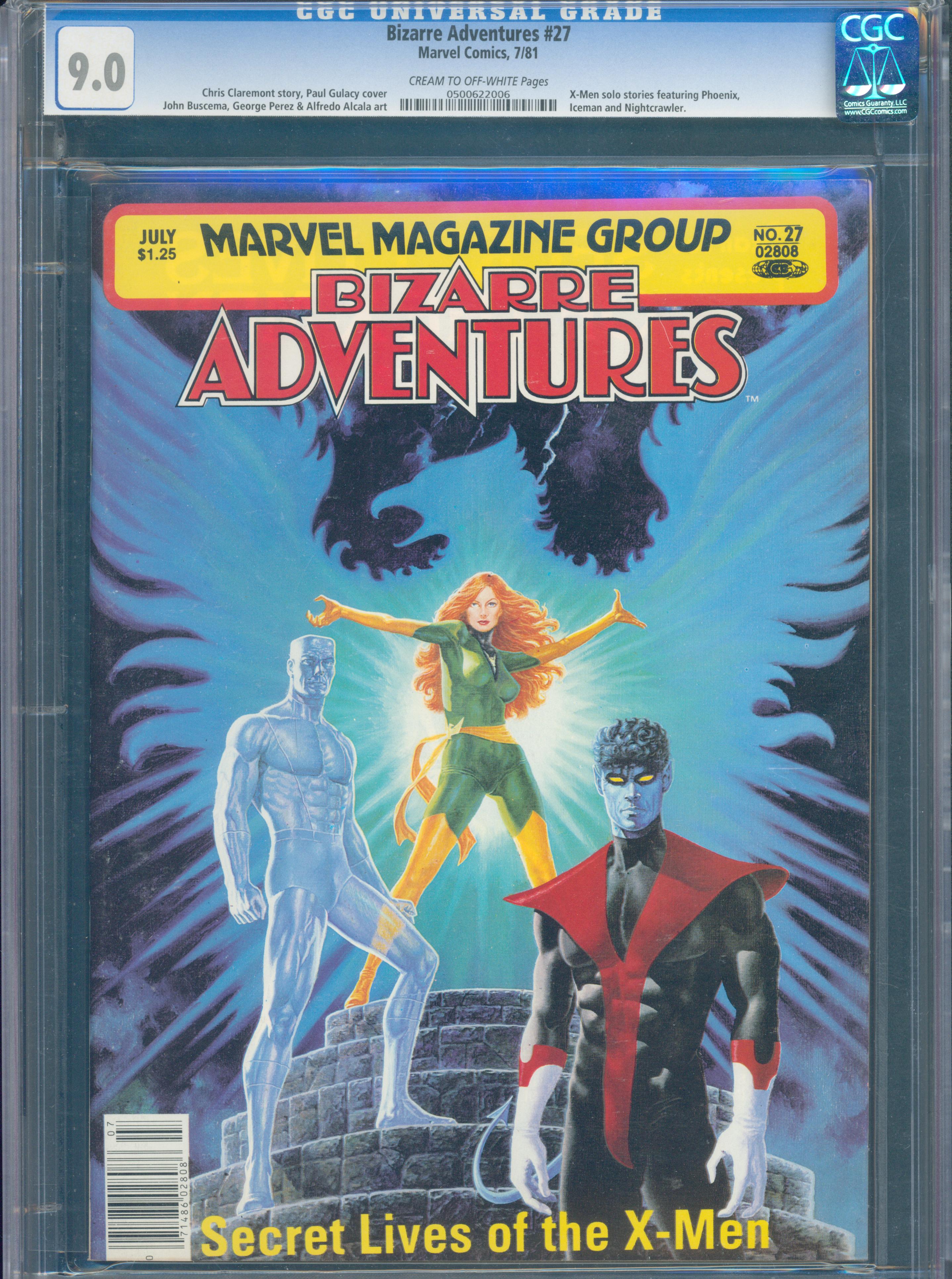 Bizarre Adventures #27 (Marvel, 1981) CGC 9.0