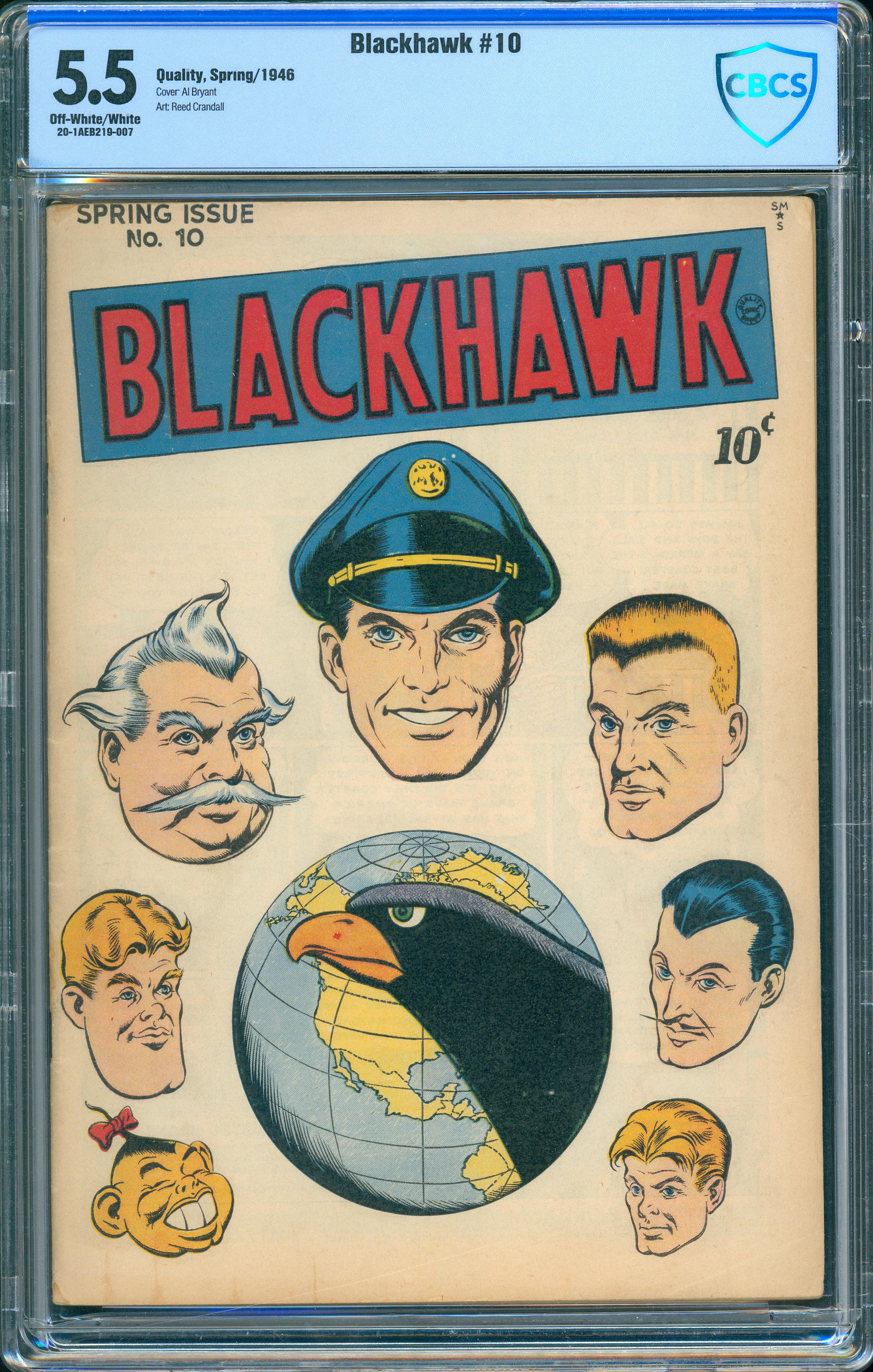 Blackhawk #10 (Quality Comics, 1946) CBCS 5.5