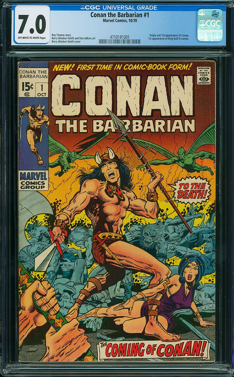 Conan the Barbarian #1 (Marvel, 1970) CGC 7.0