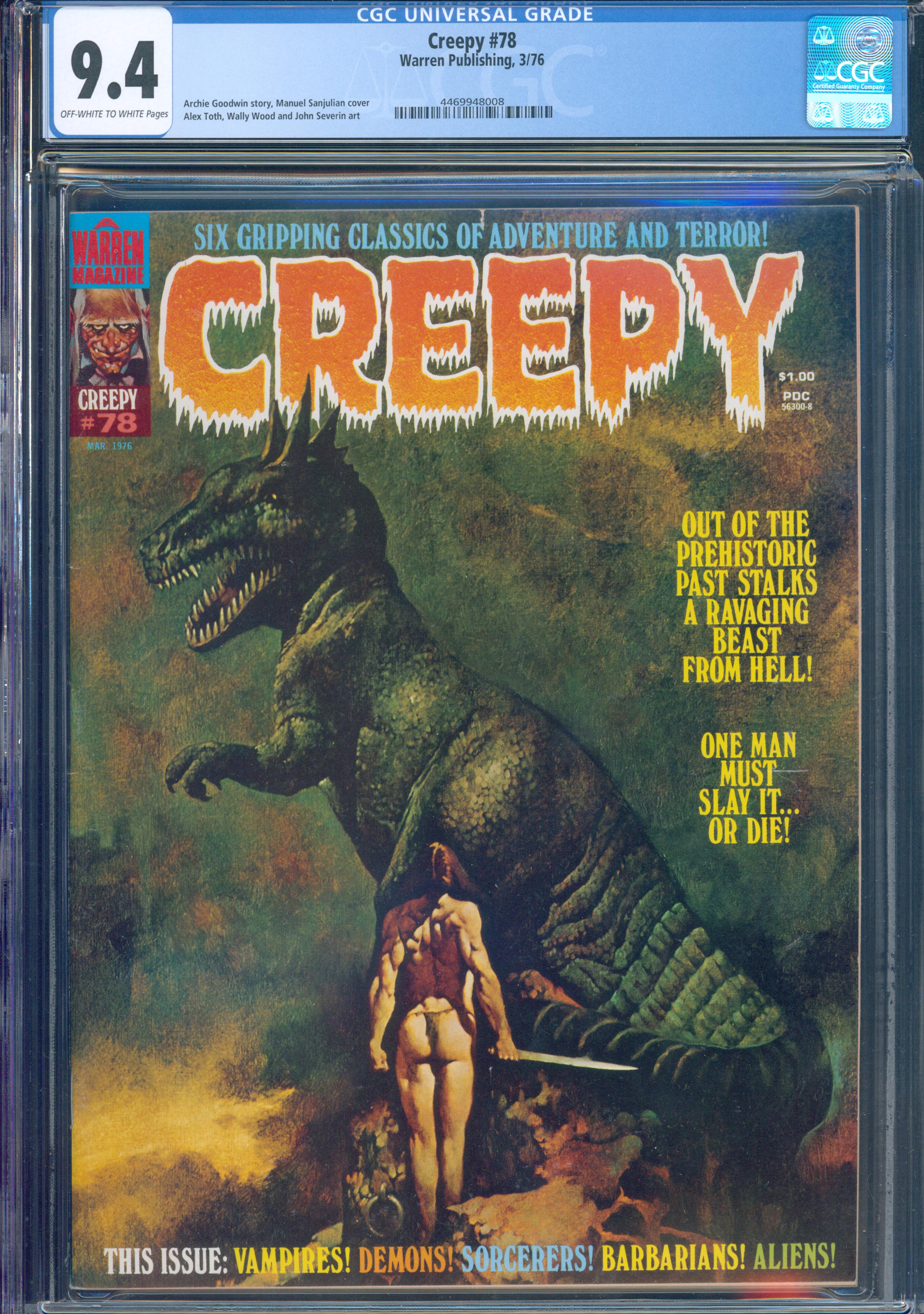 Creepy #78 (Warren, 1976) CGC 9.4