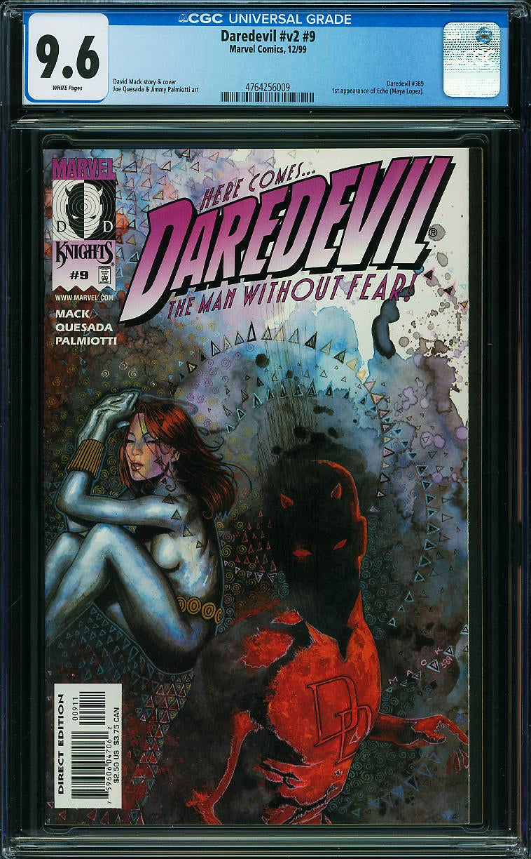 Daredevil #9 (1999) CGC 9.6 | 1st Appearance of Echo (Maya Lopez)