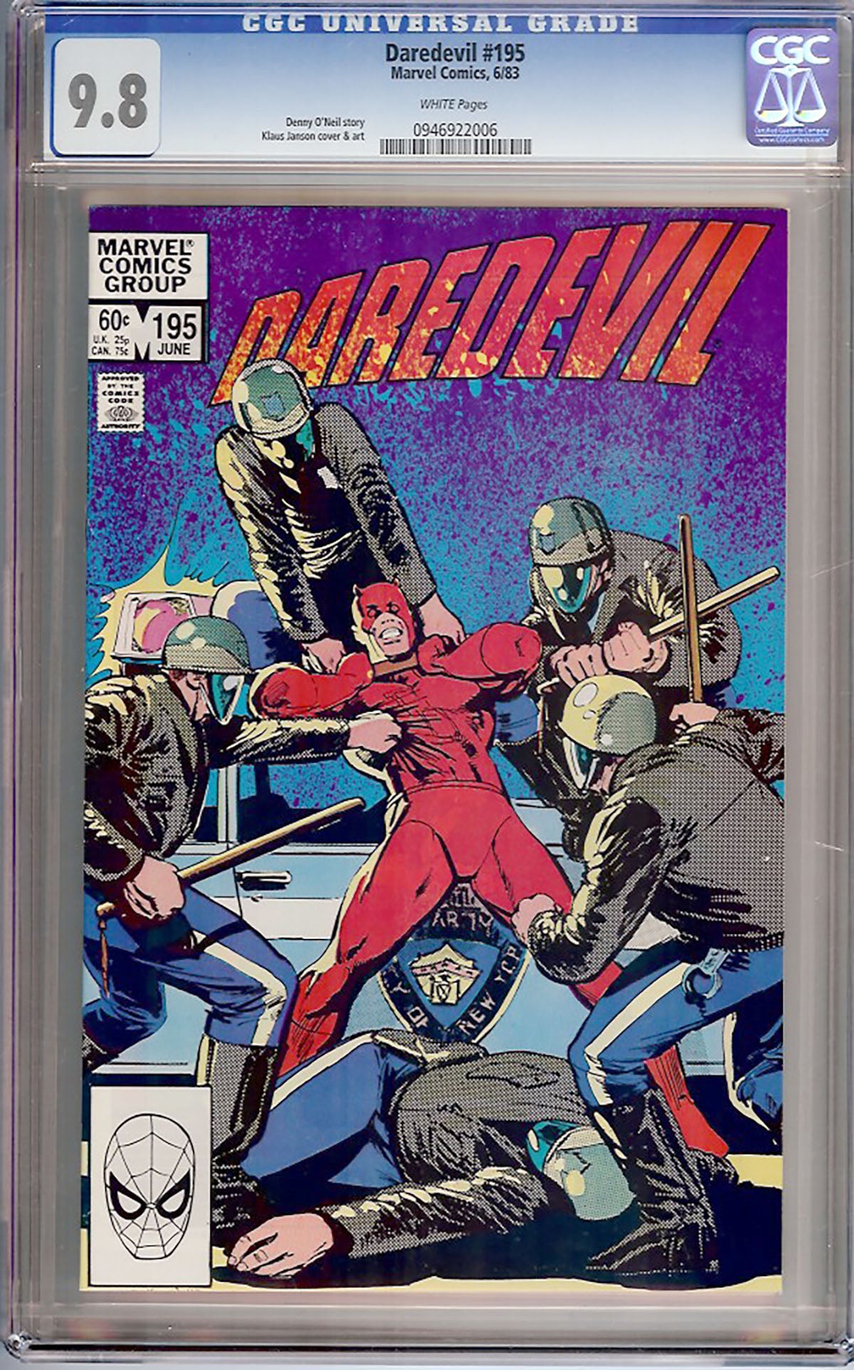 Daredevil #195 (Marvel, 1983) CGC 9.8 - Highest Graded!