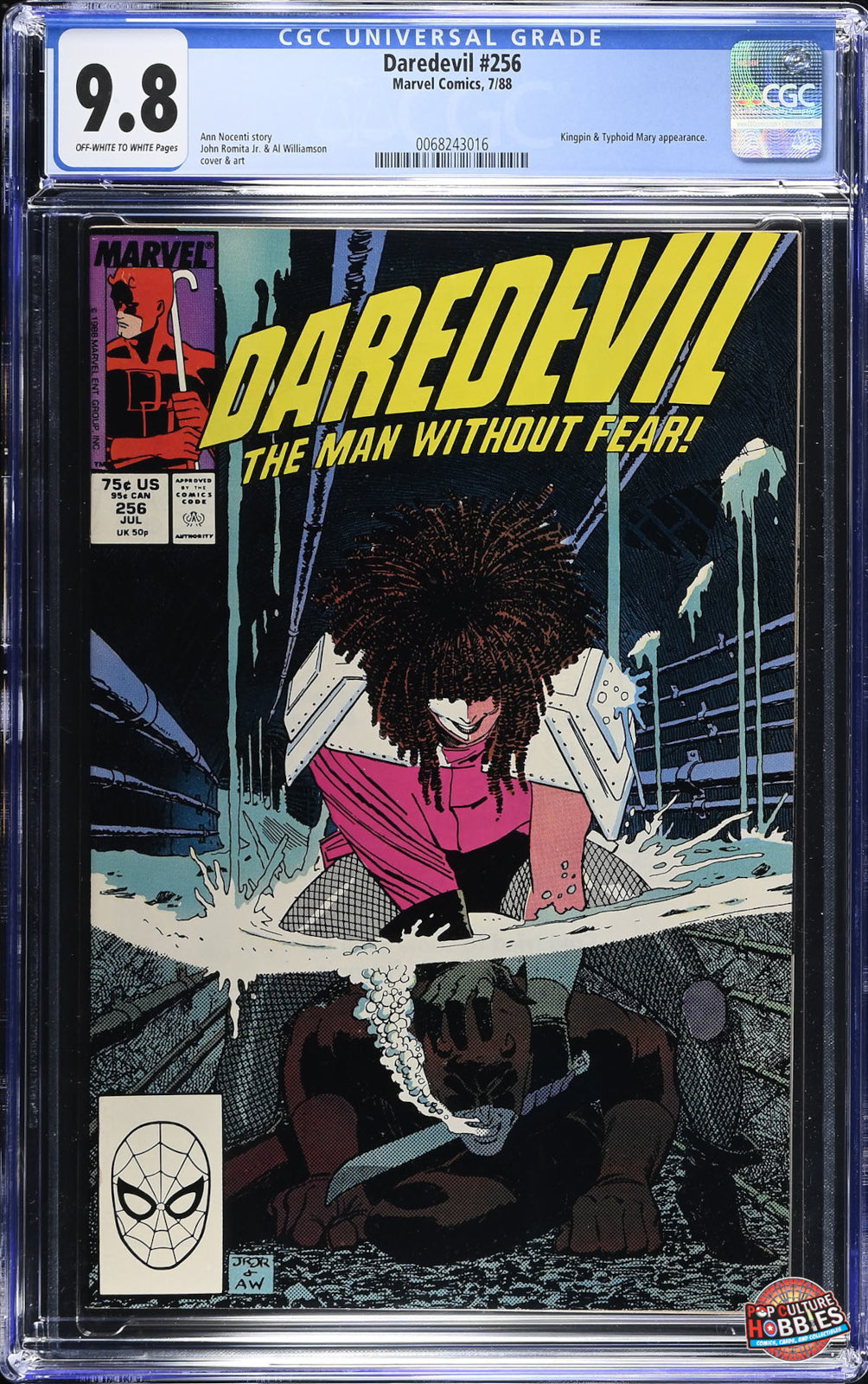 Daredevil #256 (Marvel, 1988) CGC 9.8 - Highest Graded!