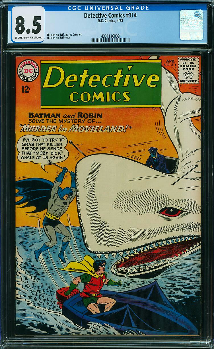 Detective Comics #314 (DC Comics, 1963) CGC 8.5