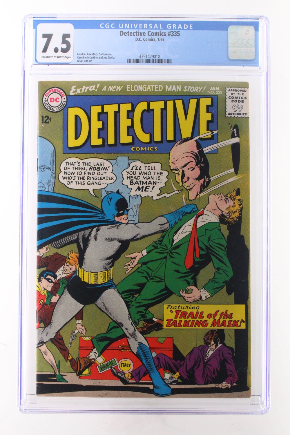 Detective Comics #335 (DC Comics, 1965) CGC 7.5
