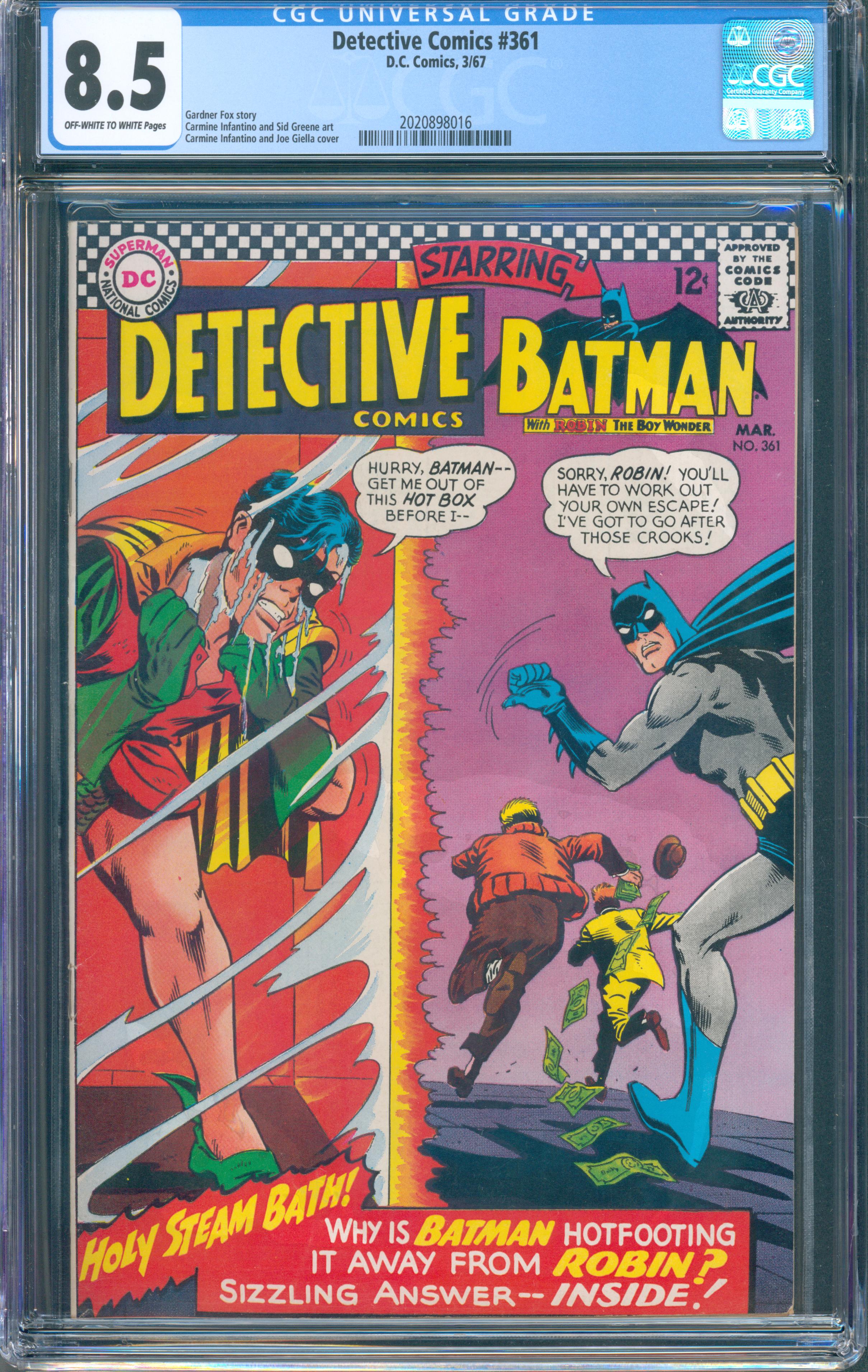 Detective Comics #361 (DC Comics, 1967) CGC 8.5