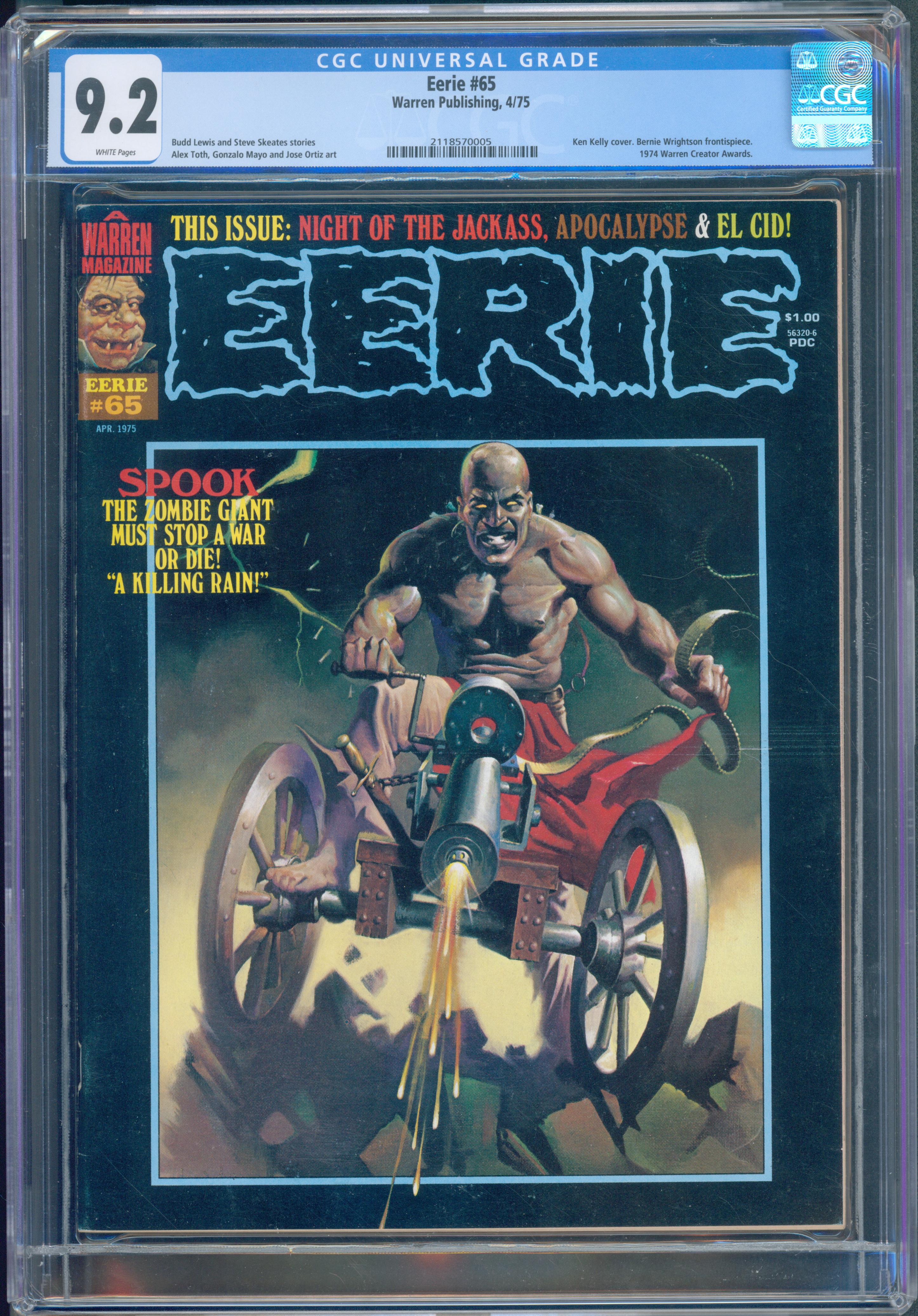 Eerie #65 (Warren, 1975) CGC 9.2