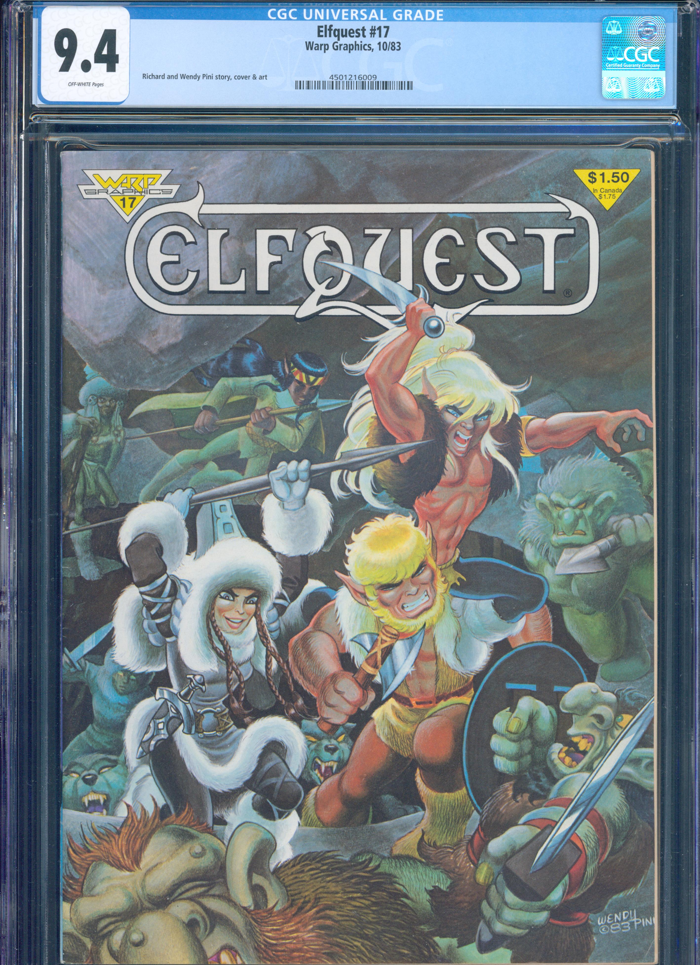 Elfquest #17 (Warp Graphics, 1983) CGC 9.4