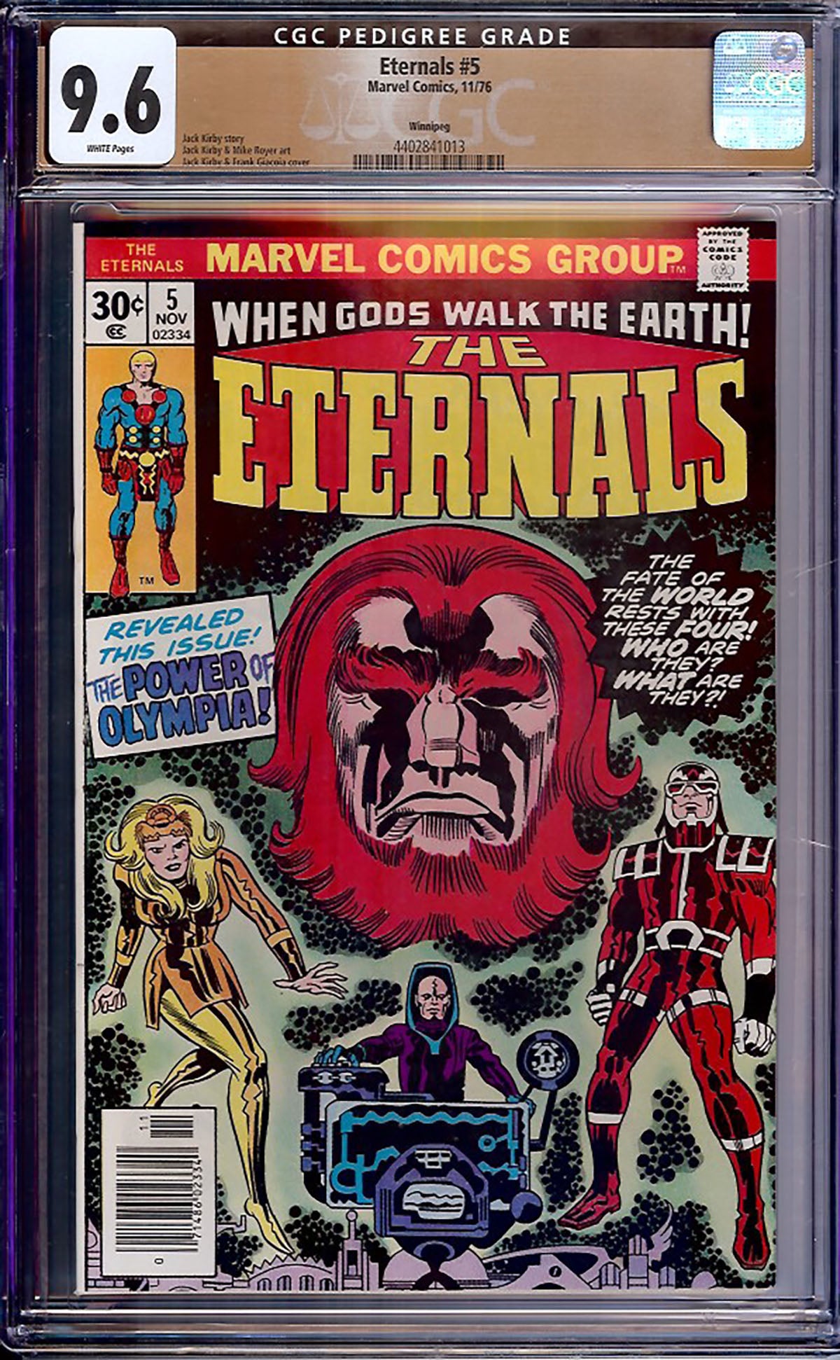 Eternals #5 (Marvel Comics, 1976) CGC 9.6