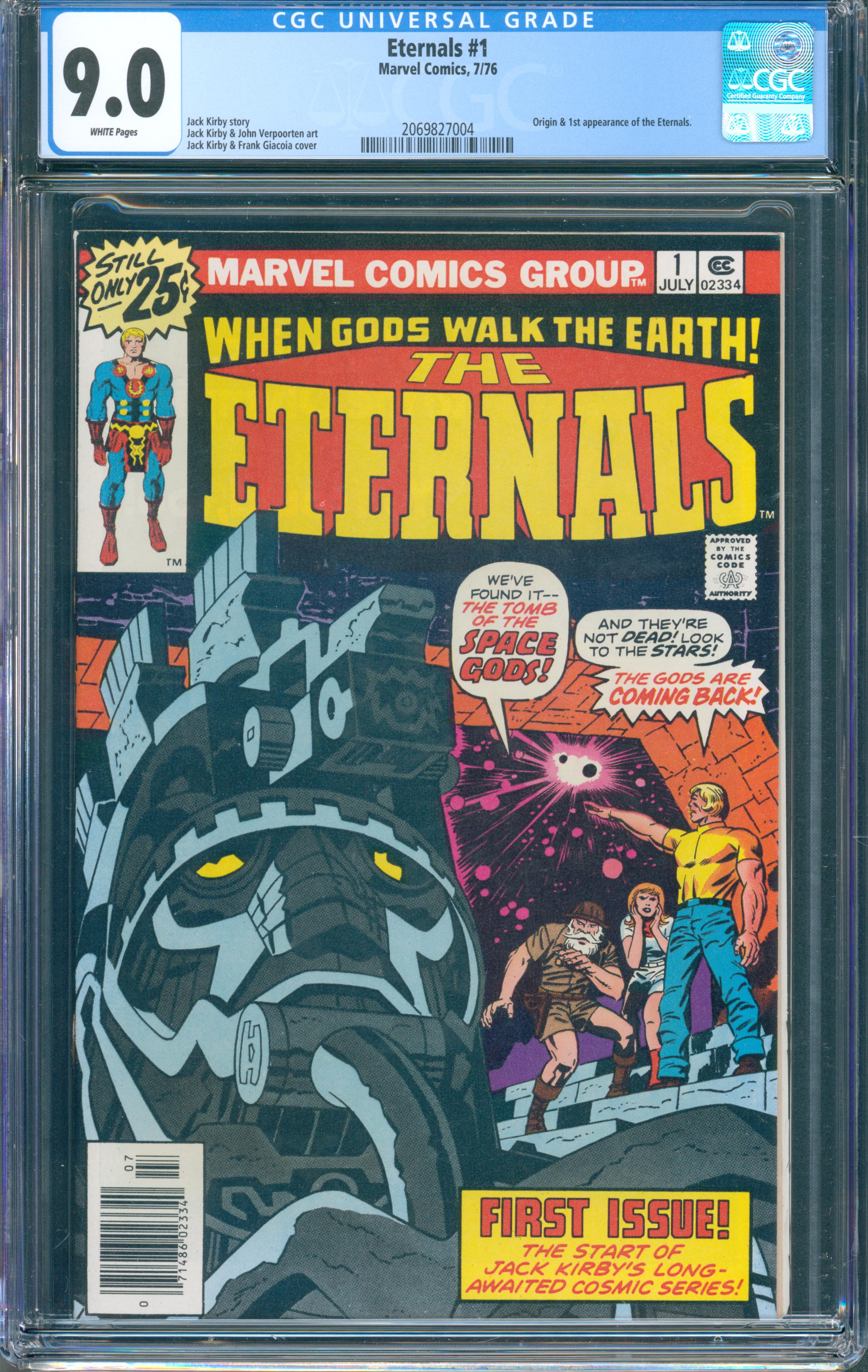 Eternals #1 (Marvel Comics, 1976) CGC 9.0