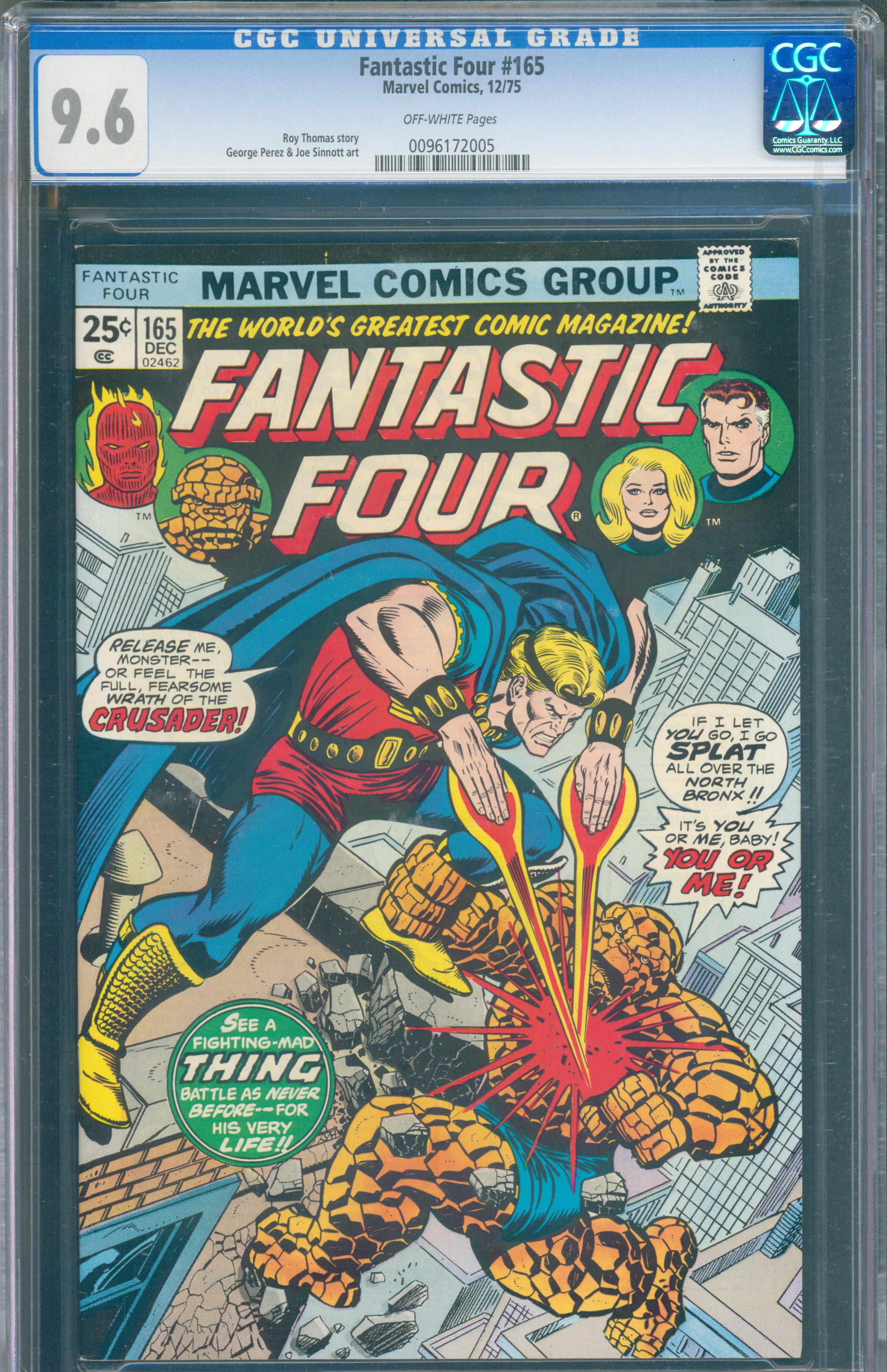 Fantastic Four #165 (Marvel, 1975) CGC 9.6