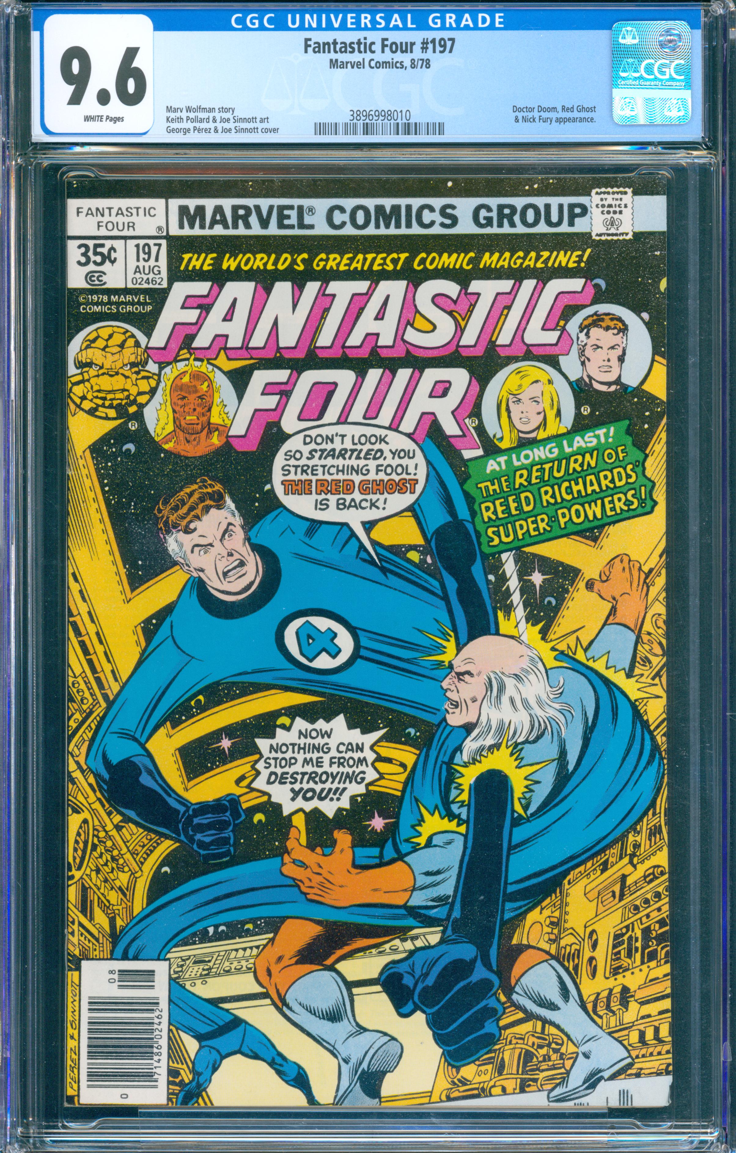 Fantastic Four #197 (Marvel, 1978) CGC 9.6