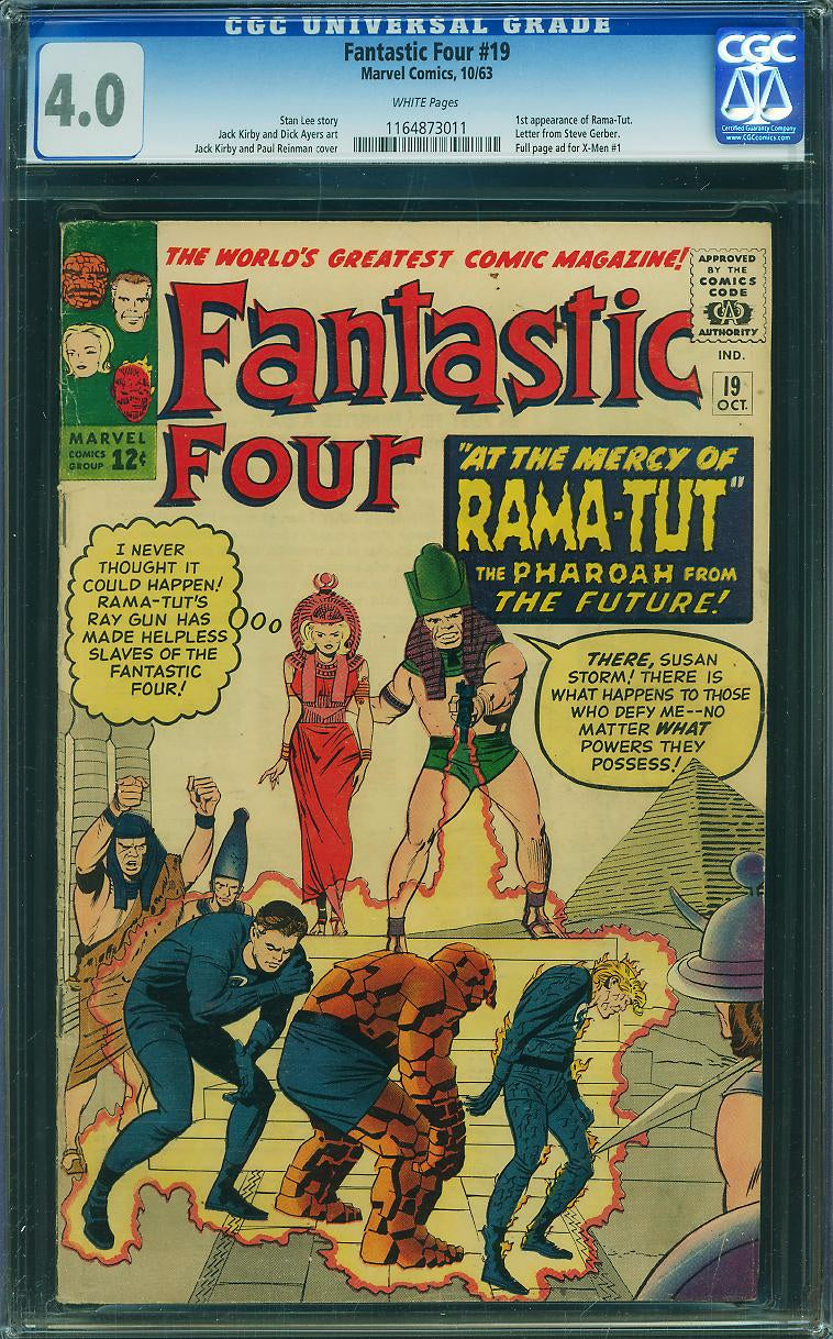 Fantastic Four #19 (Marvel Comics, 1963) CGC 4.0 - KEY