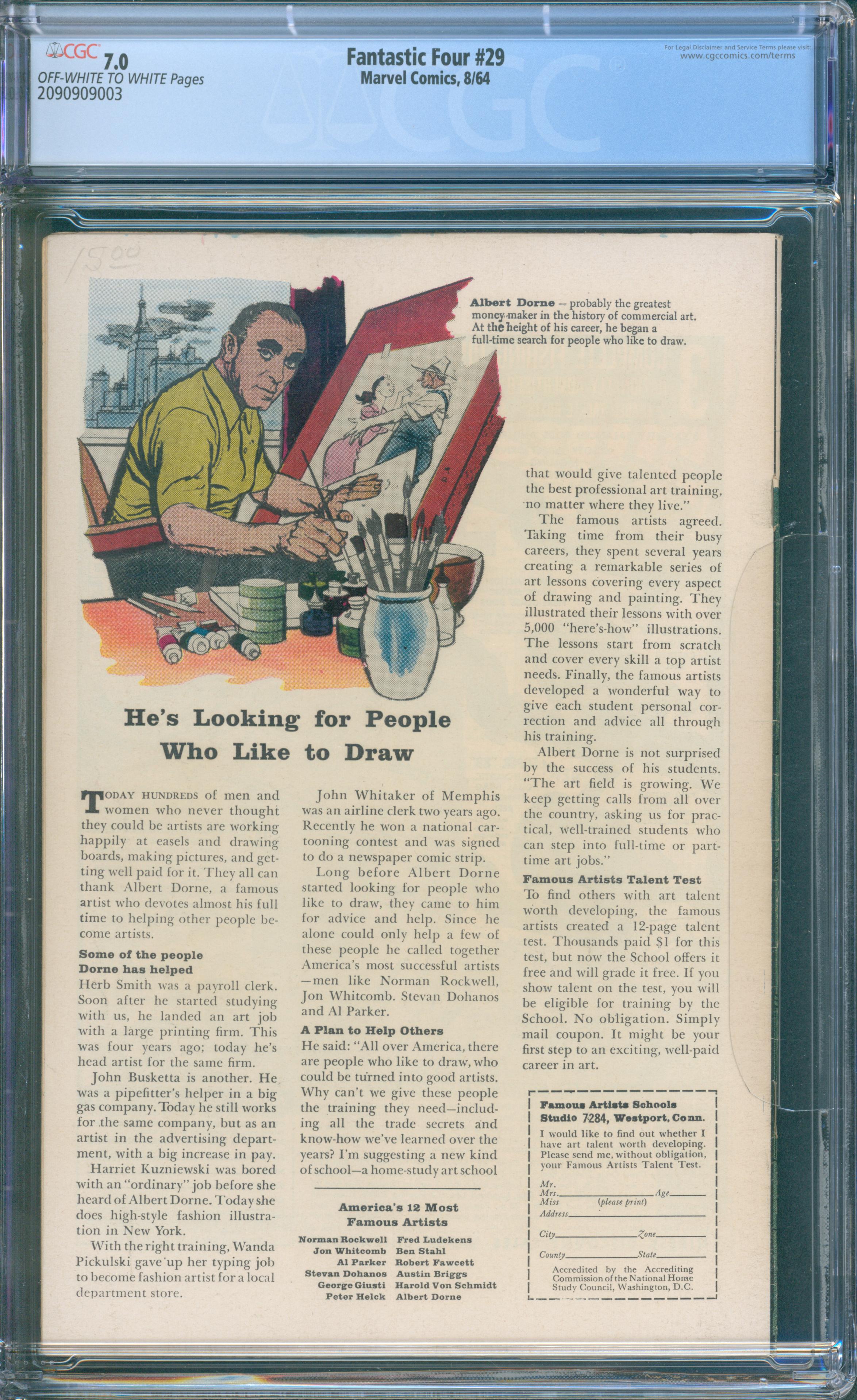 Fantastic Four #29 (Marvel, 1964) CGC 7.0
