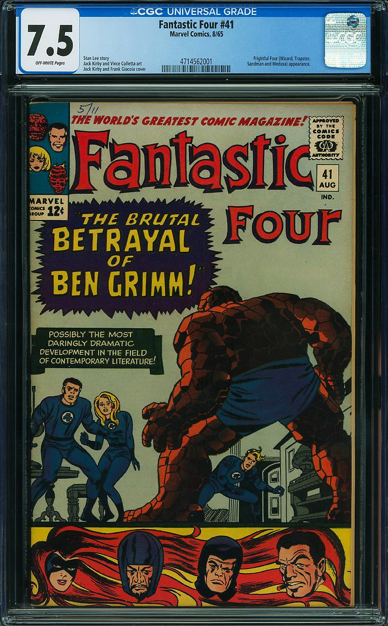 Fantastic Four #41 (Marvel, 1965) CGC 7.5