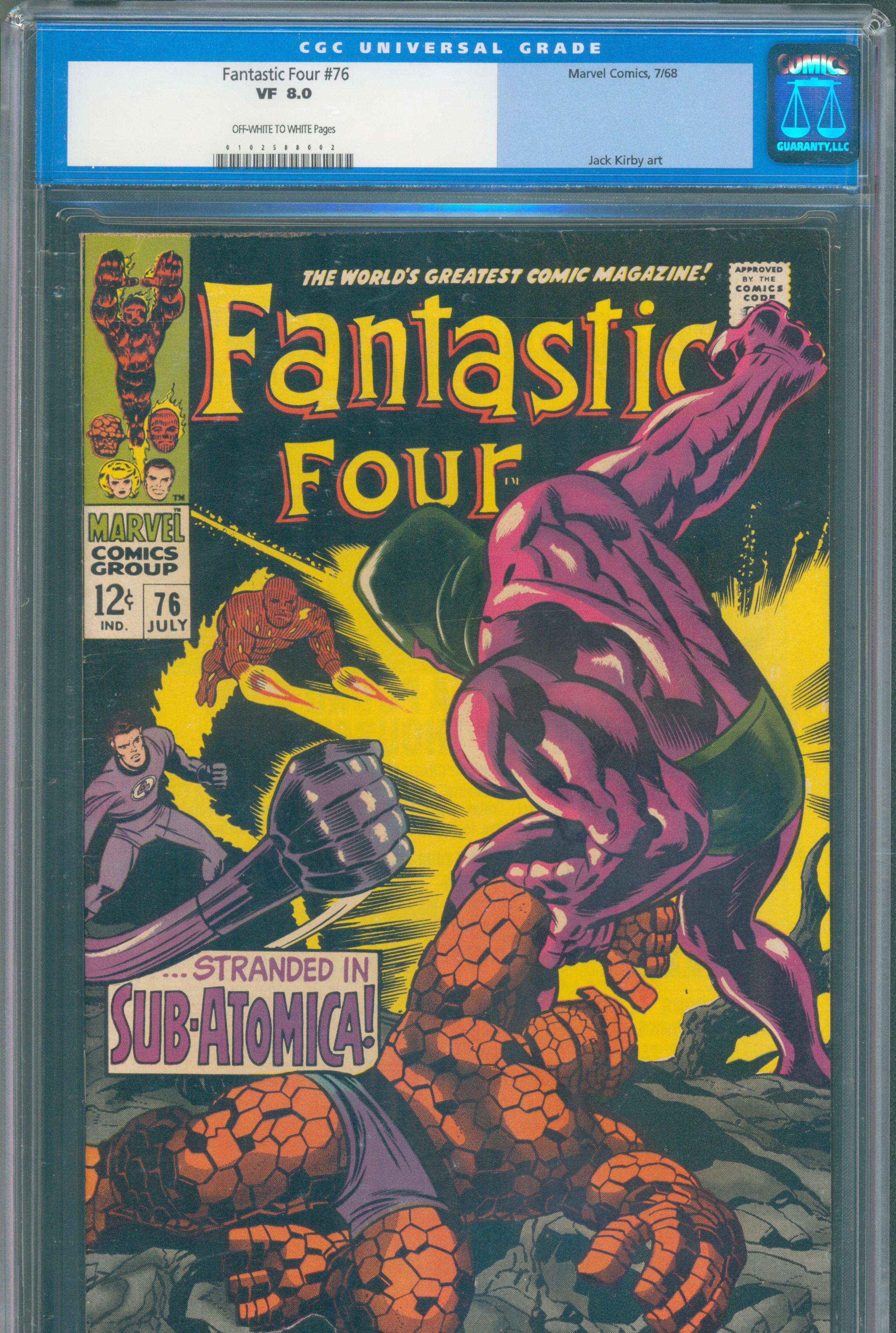 Fantastic Four #76 (Marvel, 1968) CGC 8.0