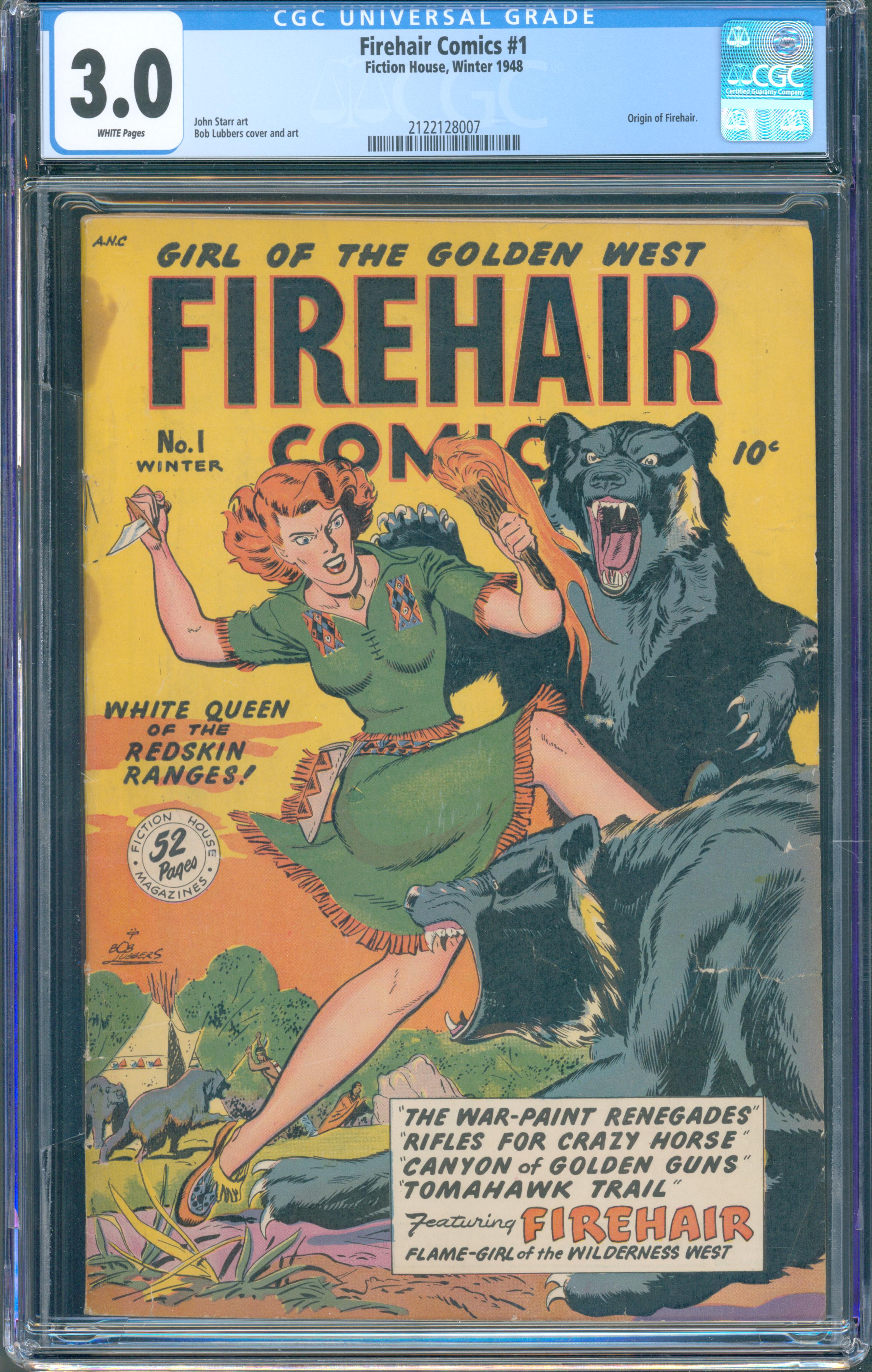 Firehair Comics #1 (Fiction House, 1948) CGC 3.0 — KEY