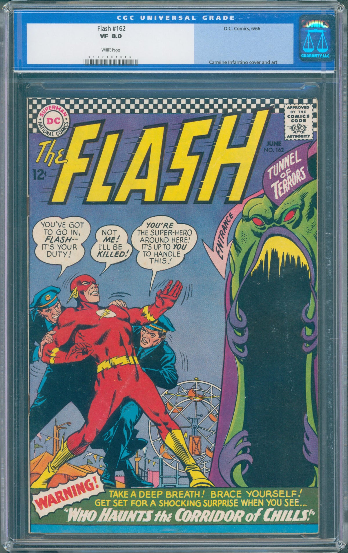 Flash #162 (DC, 1966) CGC 8.0 White Pages