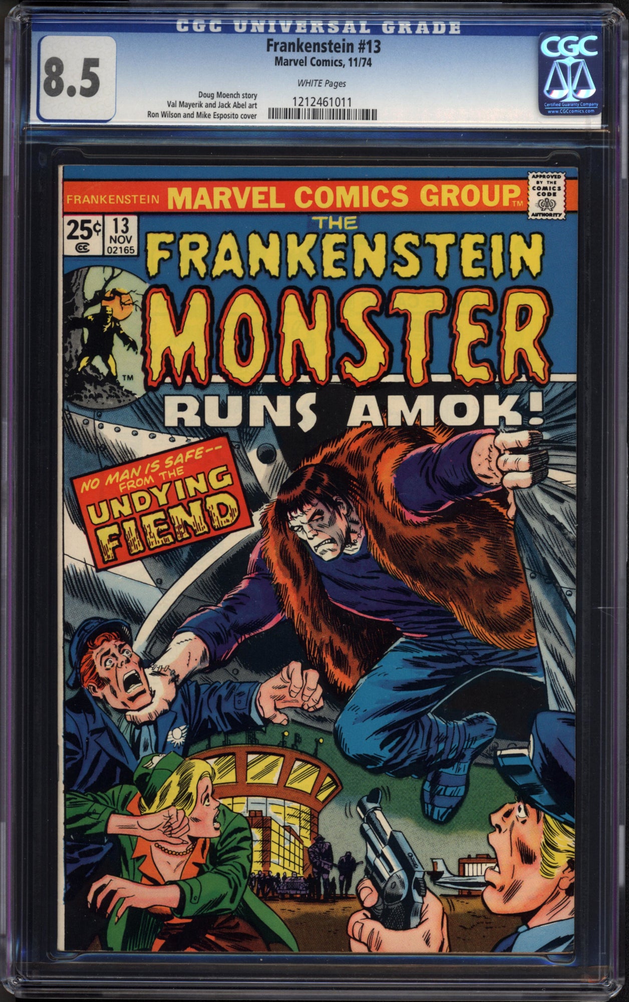 The Frankenstein Monster #13 (Marvel, 1974) CGC 8.5